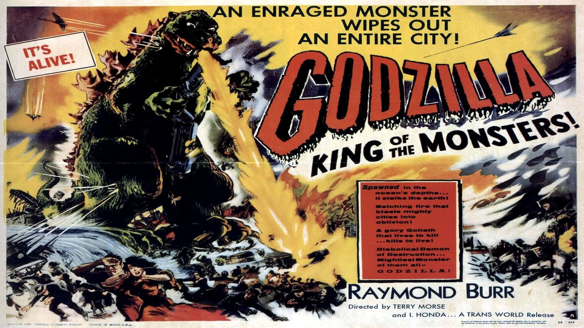 Godzillauniversal Monsters Skulle Kunna Vara En Fantastisk Bakgrundsbild På Datorn Eller Mobilen. Wallpaper