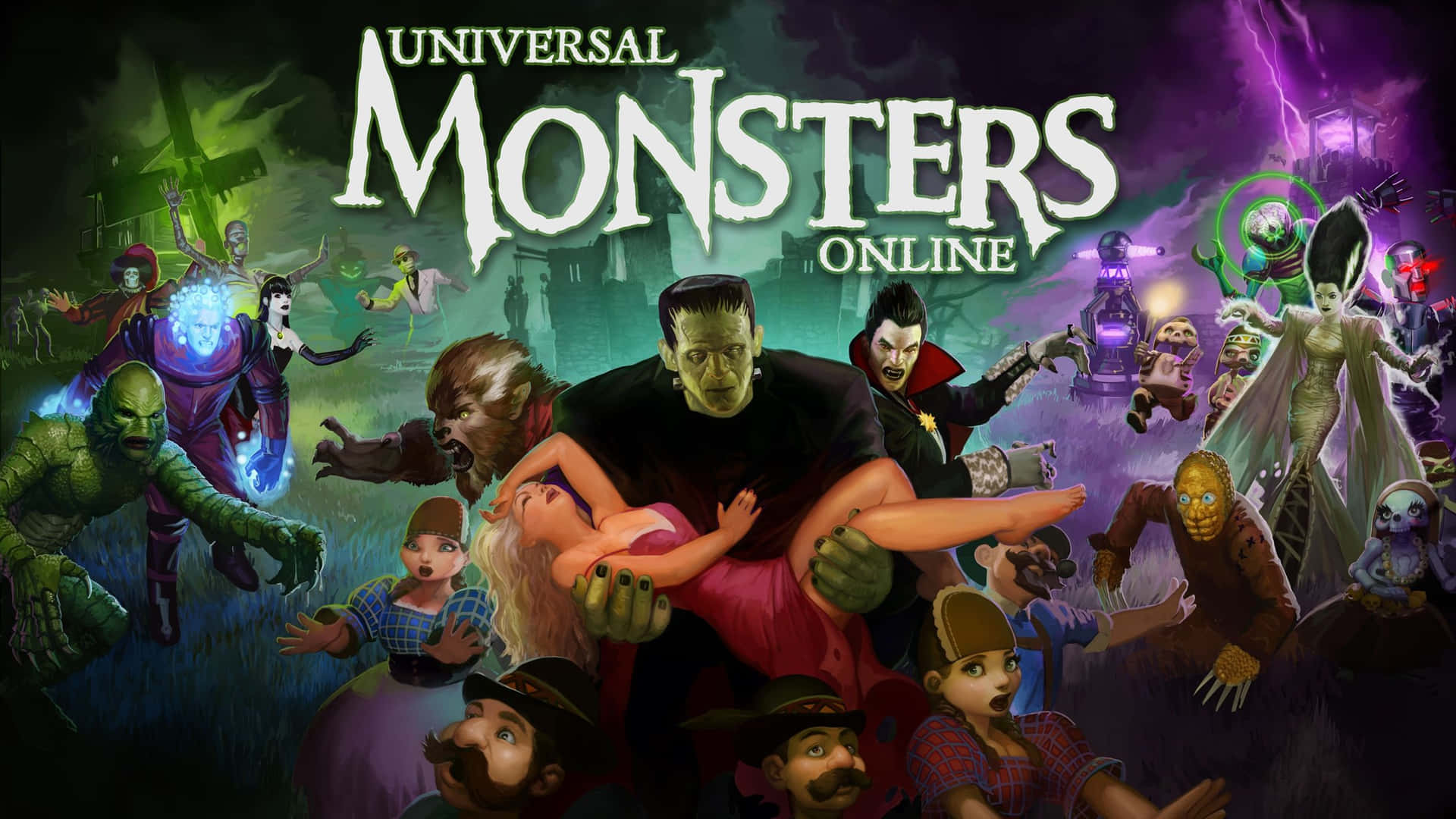 Onlineposter Für Universal Monsters Wallpaper
