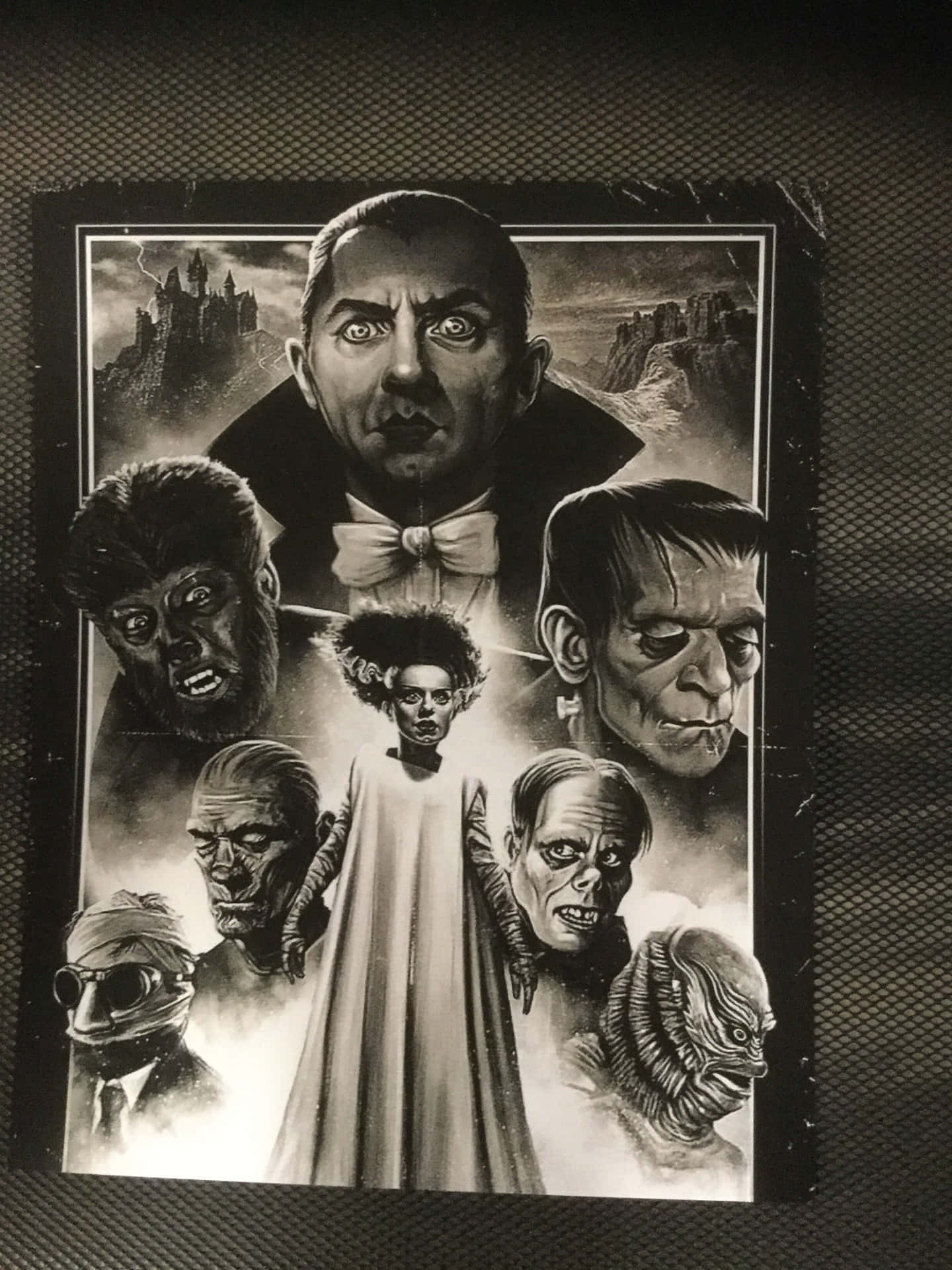 Universal Monsters Characters Photocard Wallpaper