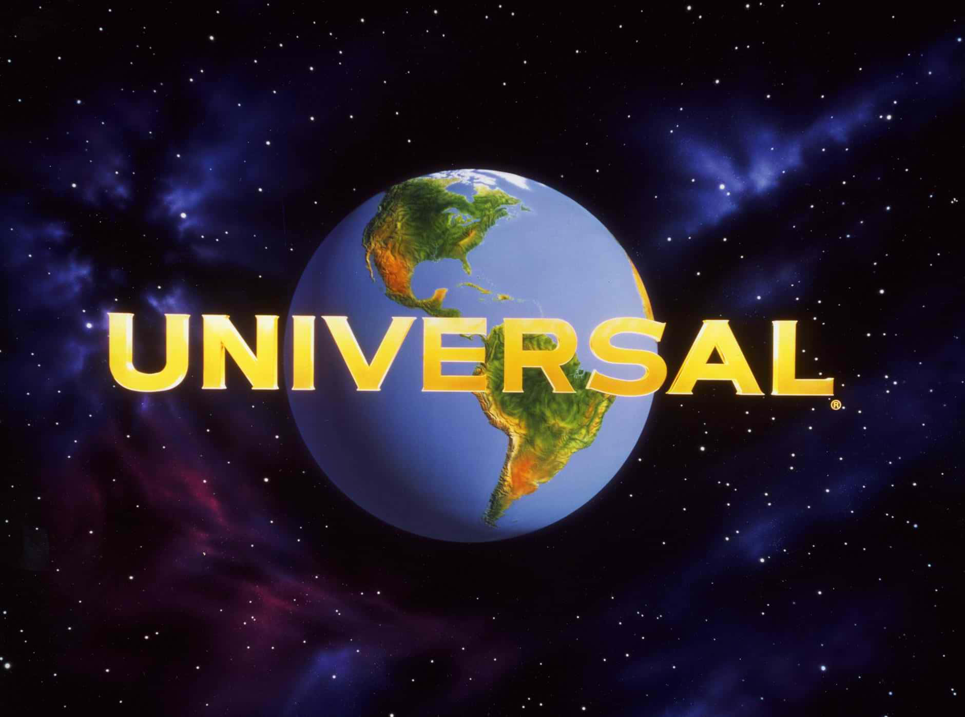 Universal Logo With A Globe In The Background