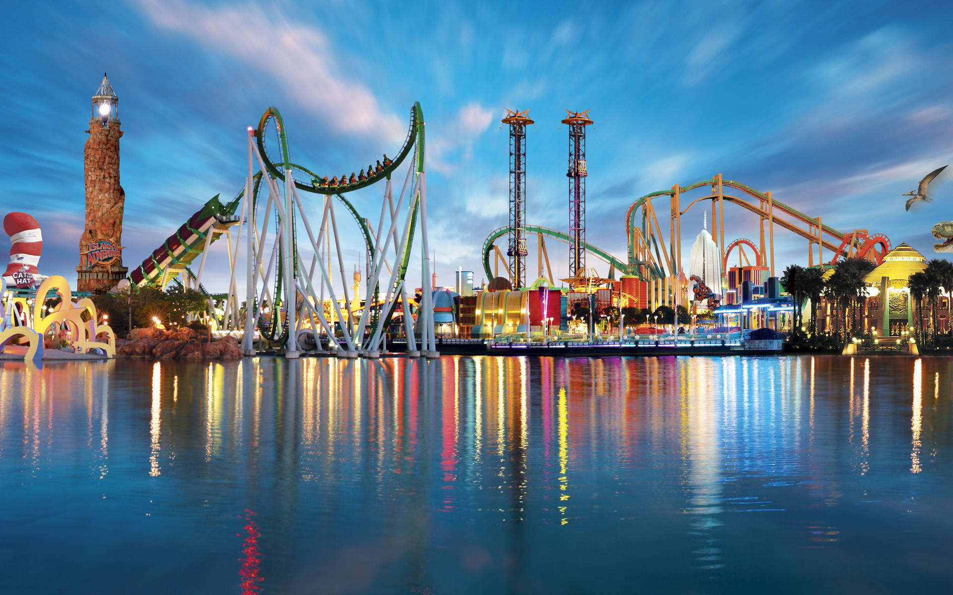 Universal Studios Amusement Park Wallpaper