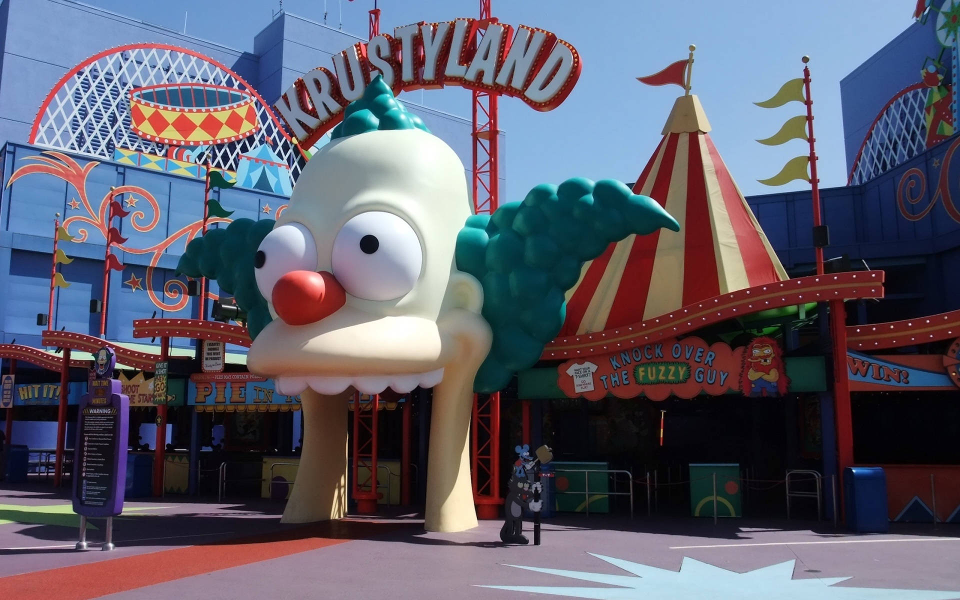 Universalstudios Krustyland (parque Temático De Universal Studios Krustyland) Fondo de pantalla