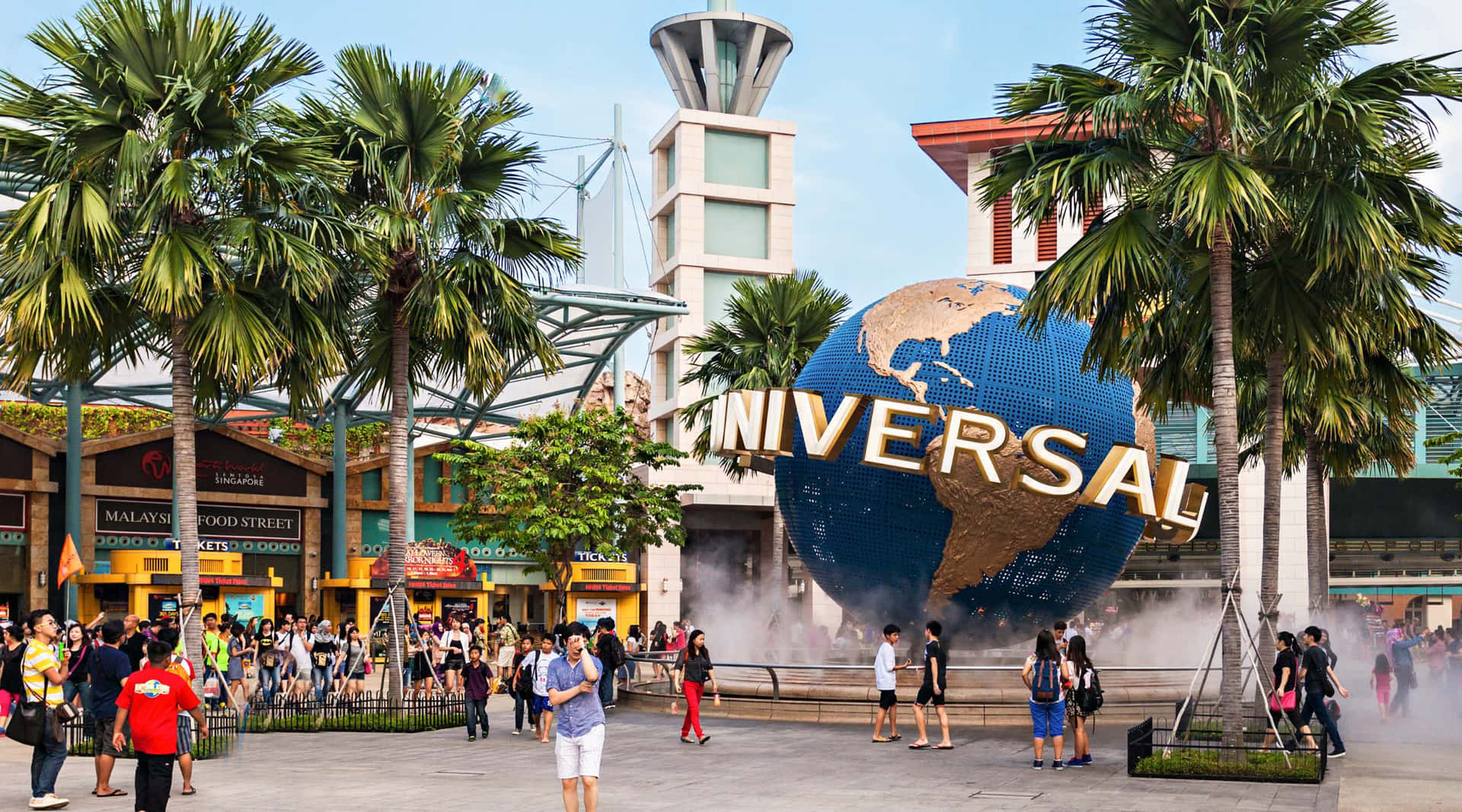 Universal Studios Singapore Entrance Wallpaper