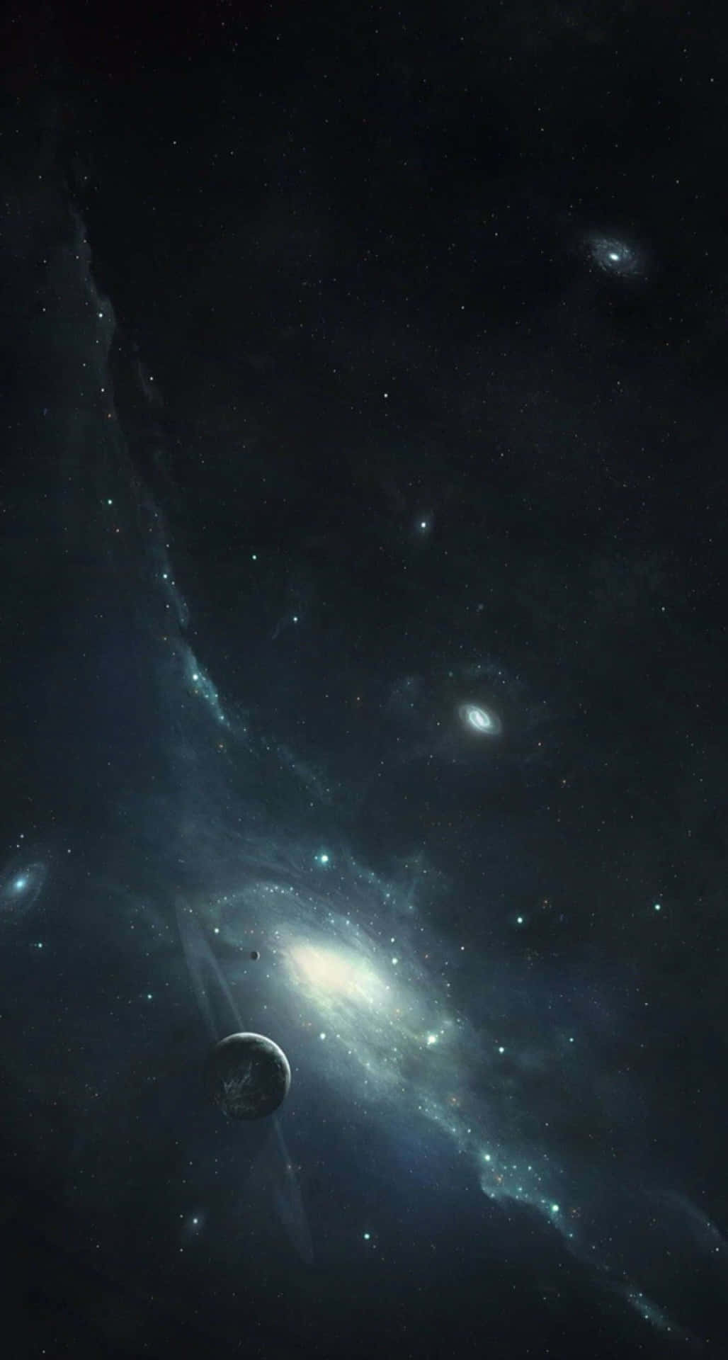 Planets In The Universe iPhone Wallpaper