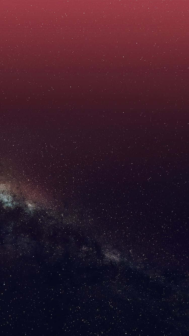 Wallpaperglittrande Mörkt Universum Iphone-bakgrundsbild Wallpaper