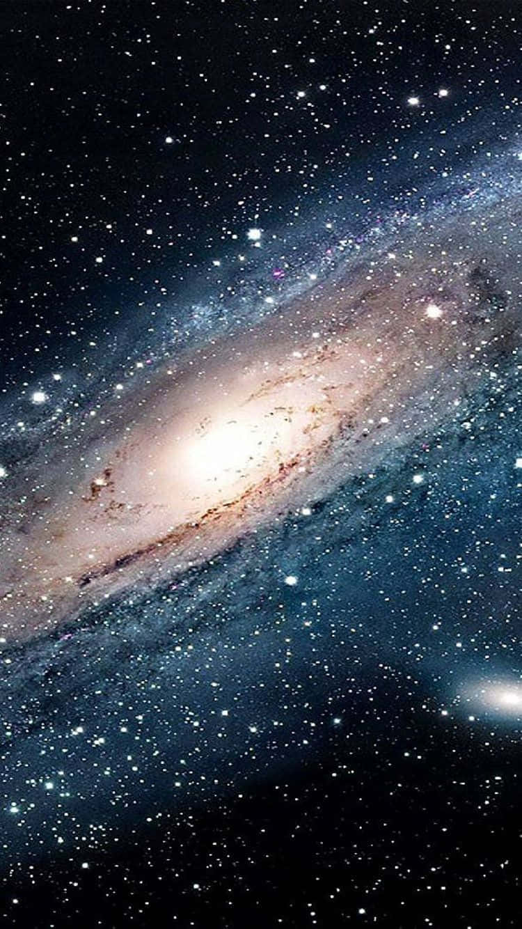 Universumiphone Andromeda Galaxen. Wallpaper