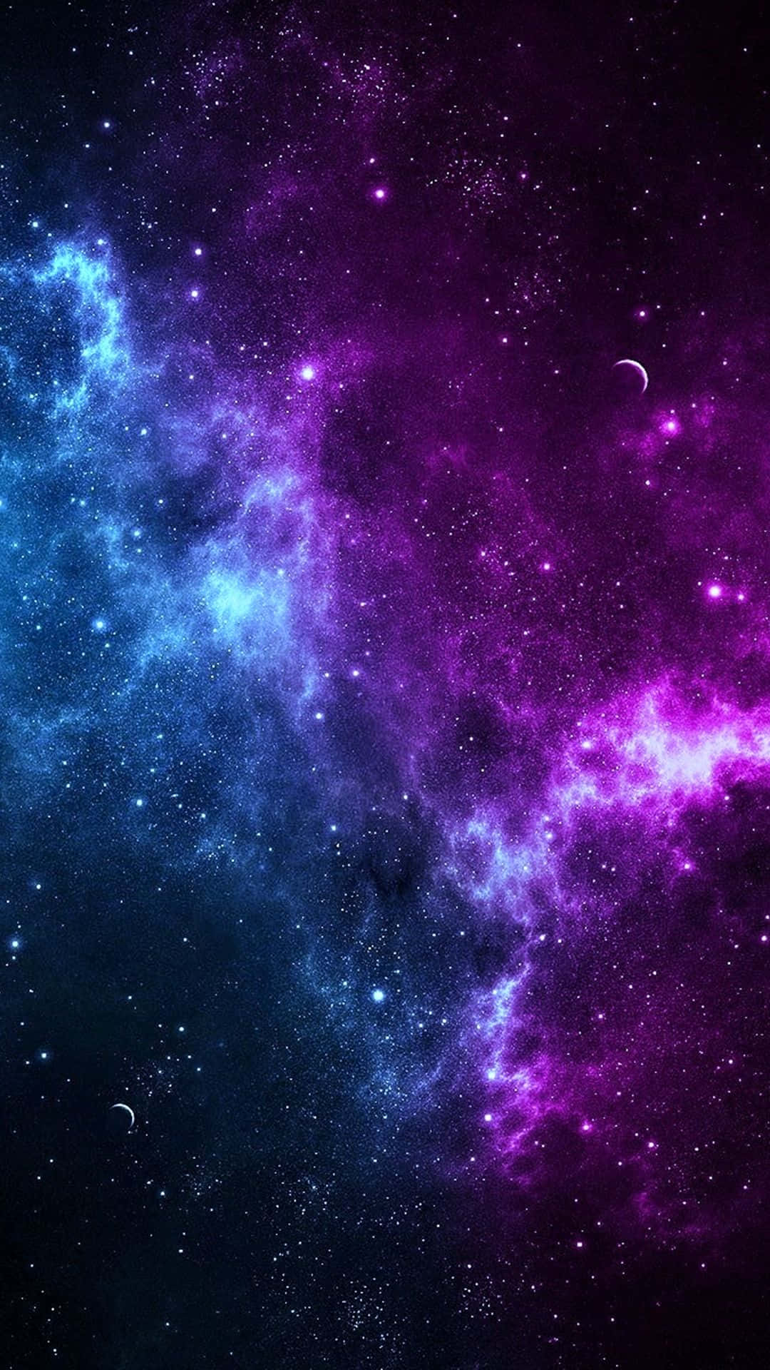 Universe iPhone Sparkly Nebula Wallpaper