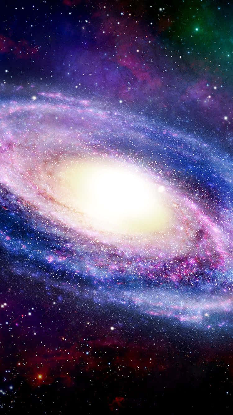 Milky Way i Universet iPhone-tapet Wallpaper