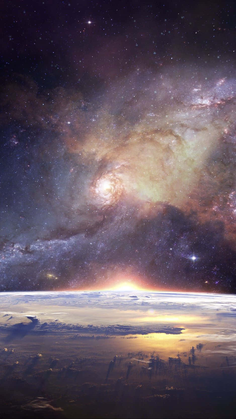 Universe iPhone Clouds In Space Wallpaper