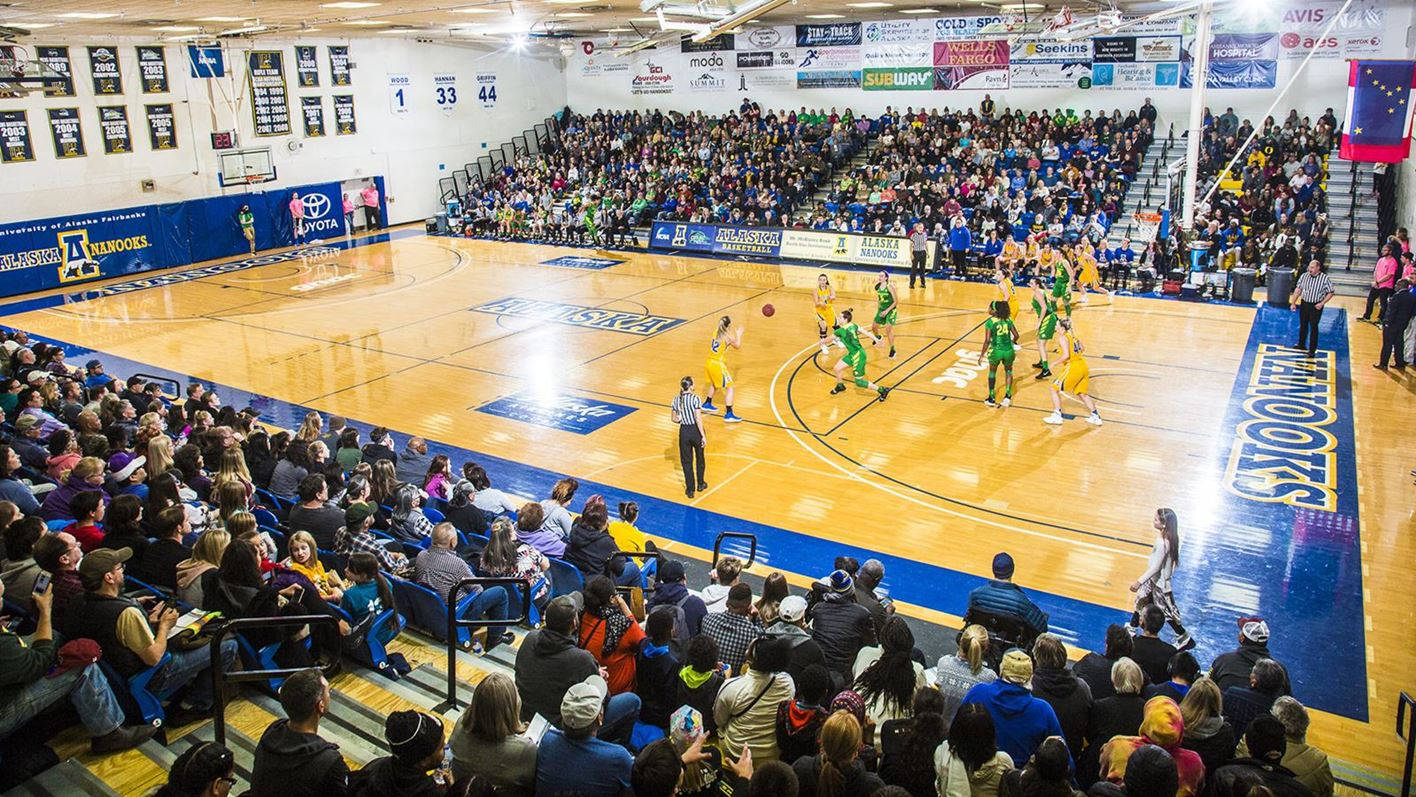 Equipode Baloncesto De La Universidad De Alaska Fairbanks Fondo de pantalla