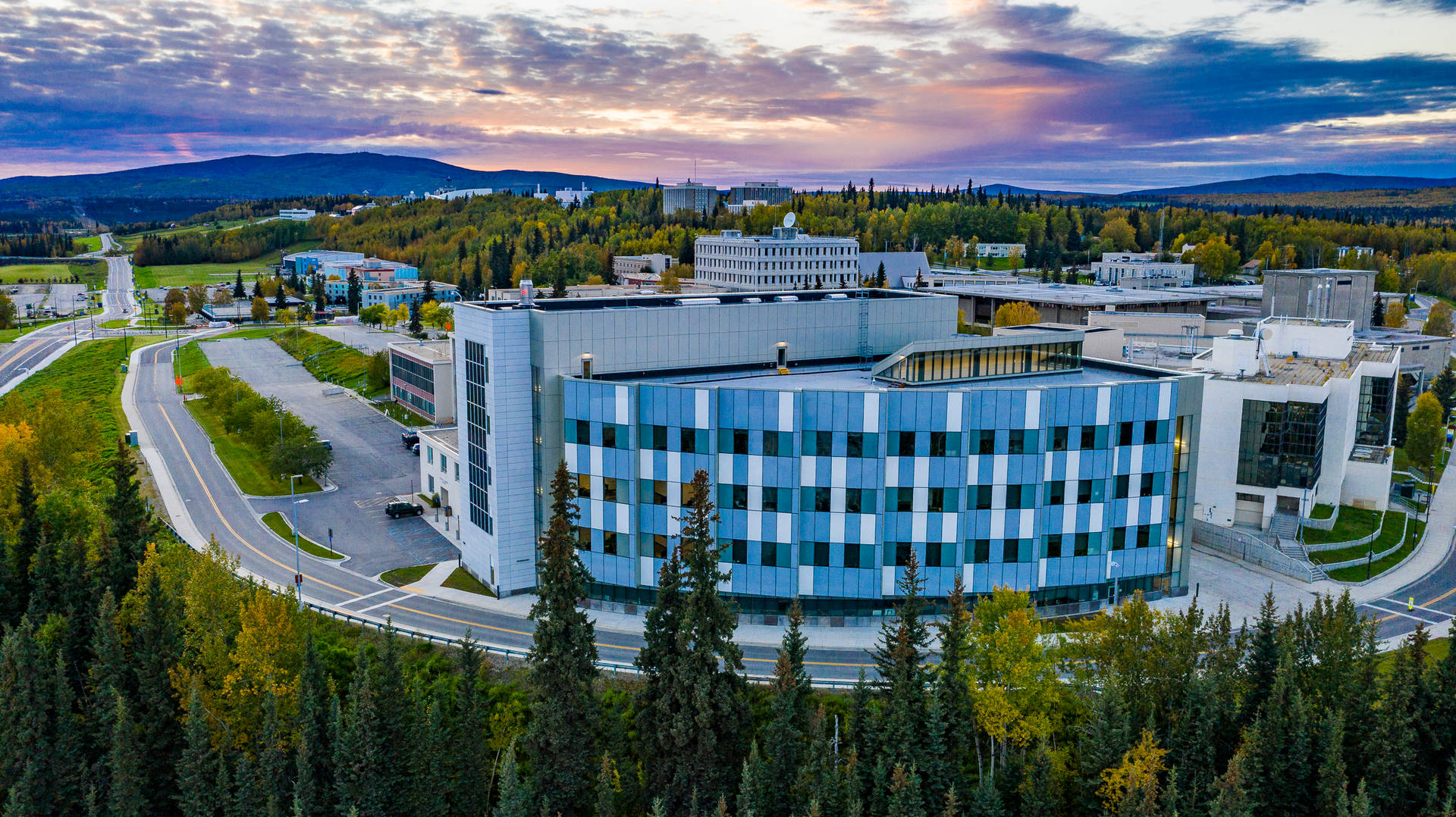Campusde La Universidad De Alaska Fairbanks Fondo de pantalla