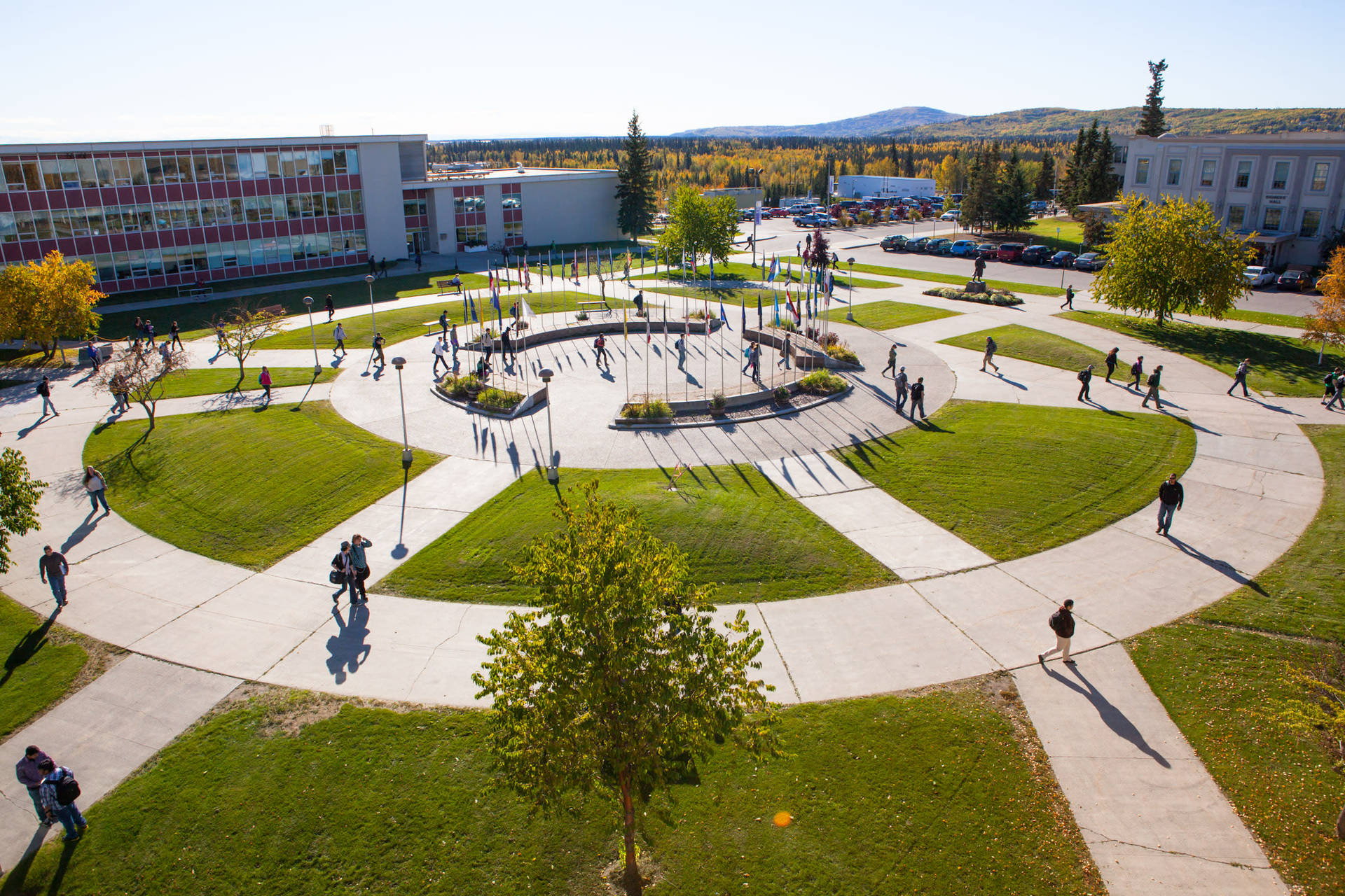 Parquede La Universidad De Alaska Fairbanks Fondo de pantalla