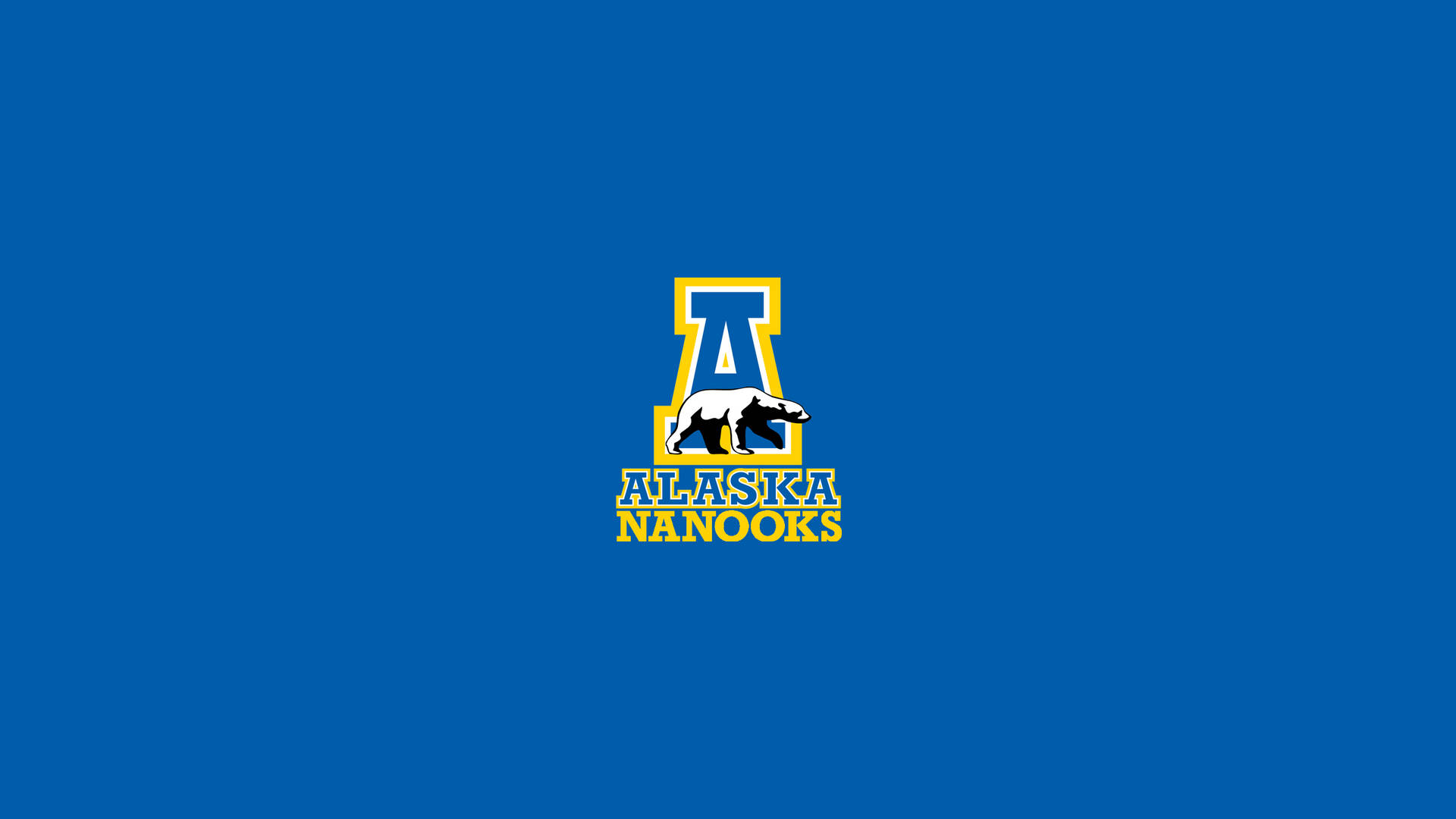 University Of Alaska Fairbanks Polar Bear Emblem Wallpaper