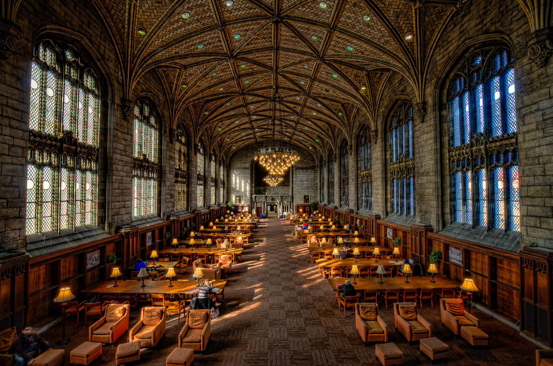 University Of Chicago Library Wallpaper