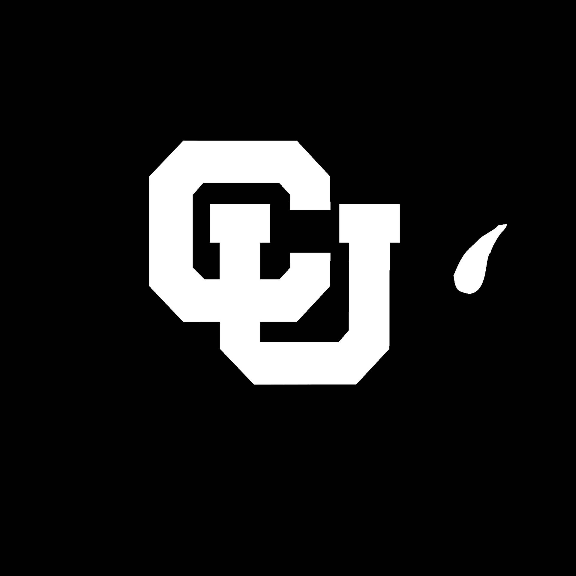 University Of Colorado At Boulder Bw Logo Wallpaper