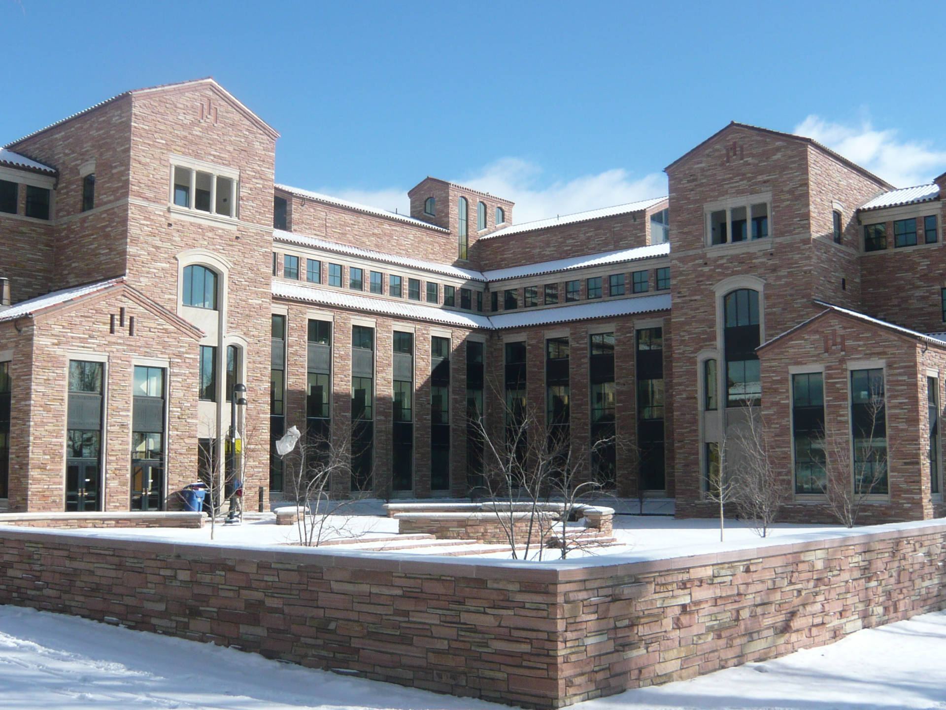 University Of Colorado At Boulder Wolf Law Building Wallpaper