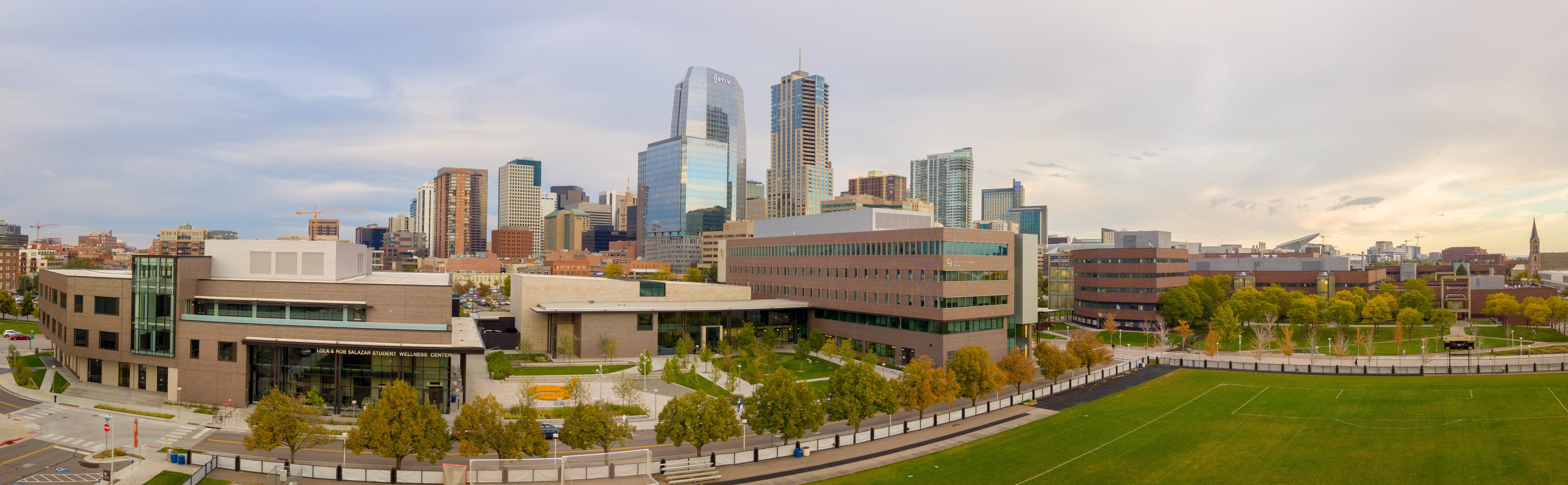 Scenic Campus View of the University of Colorado Denver Wallpaper
