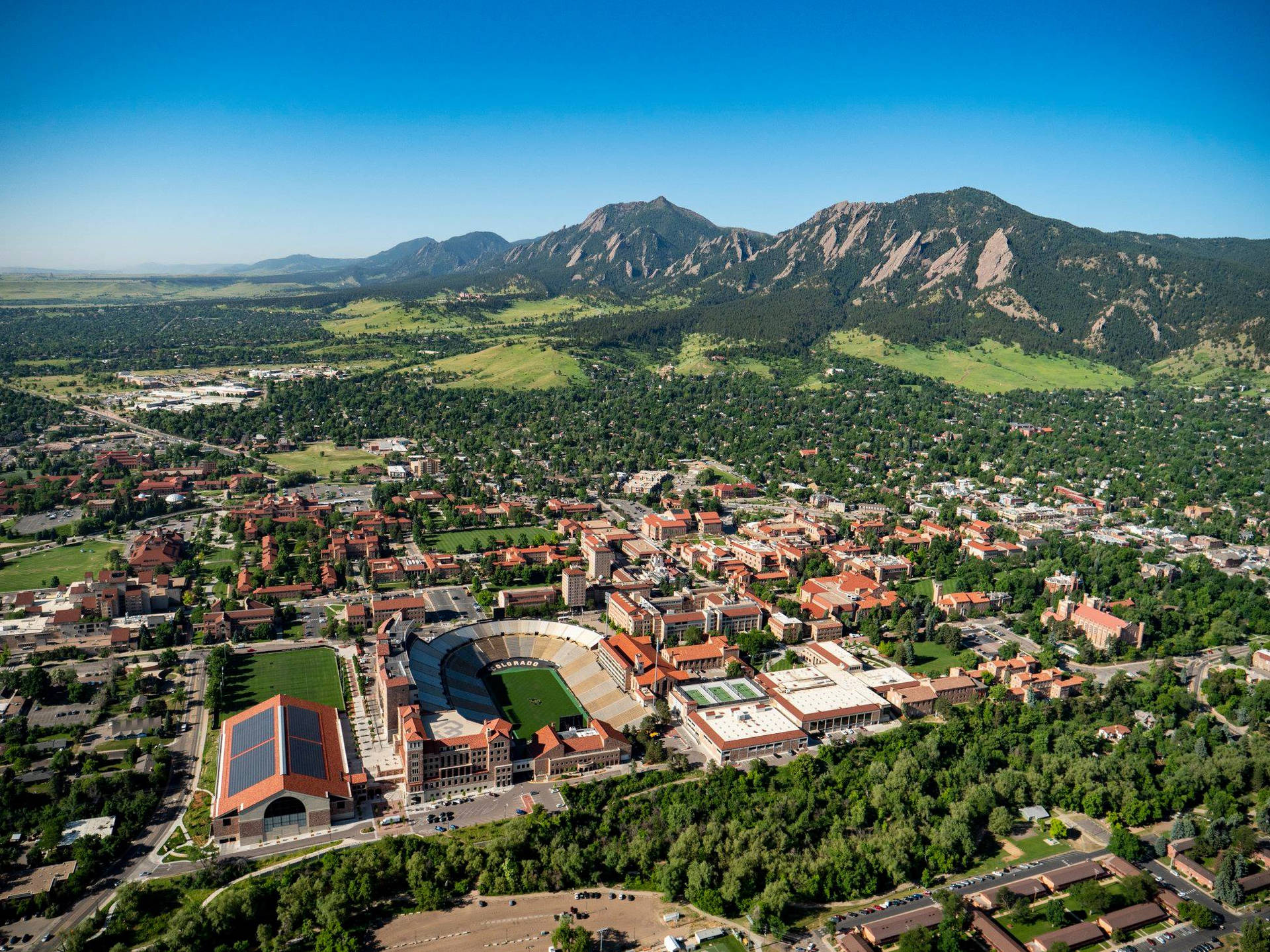 University Of Colorado Lovely Top View Picture