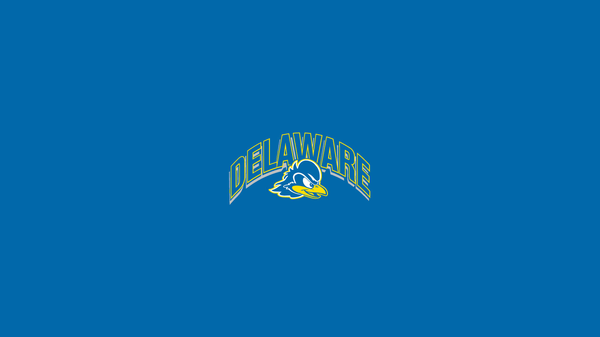 University Of Delaware Blue Minimalist Wallpaper