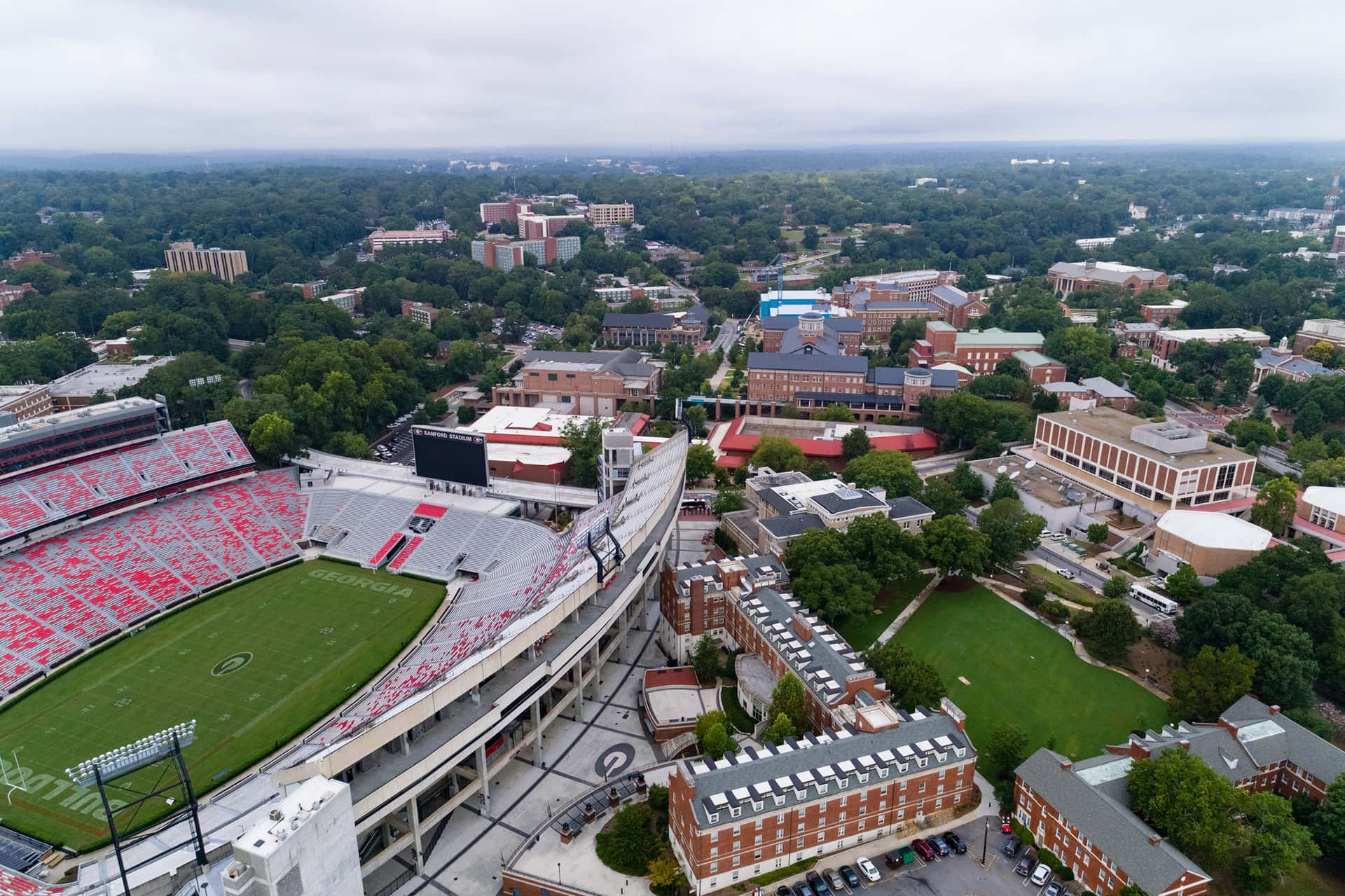 University Of Georgia Drone Shot Picture