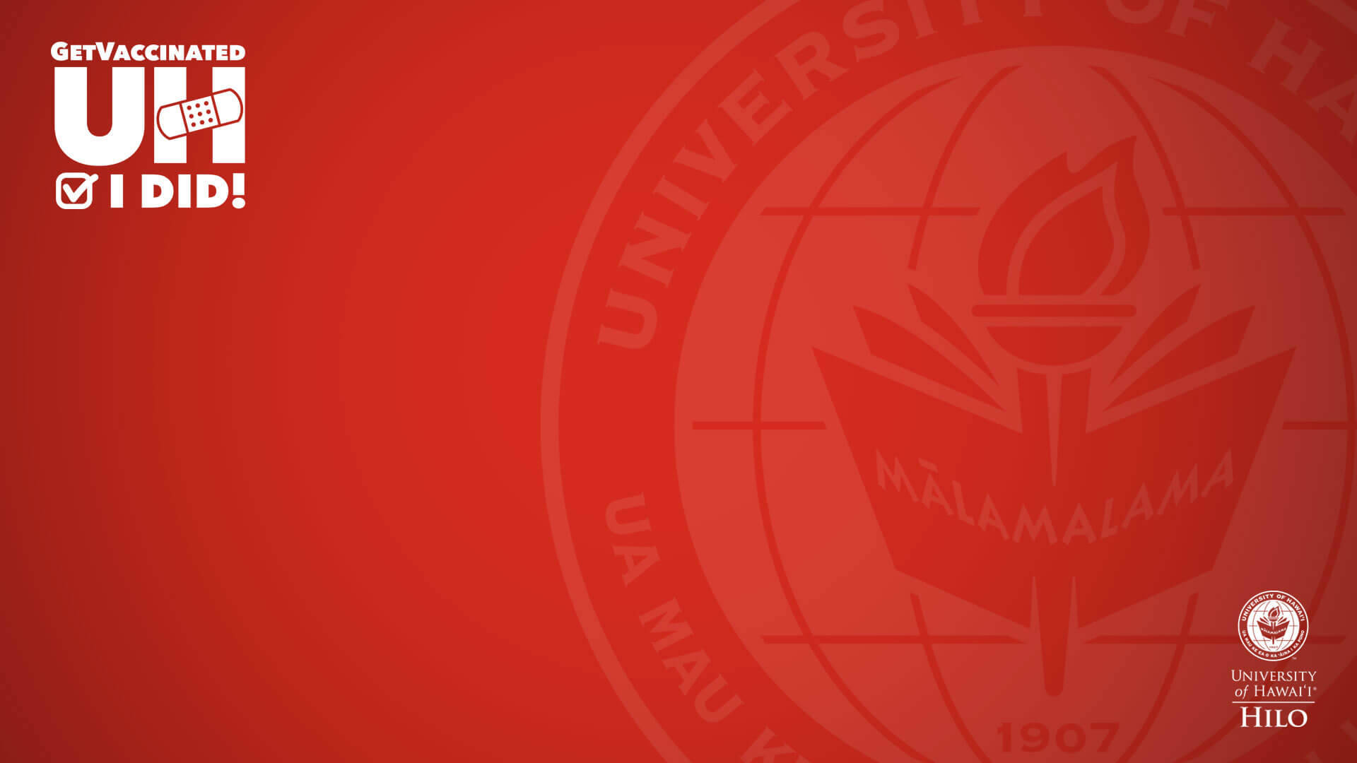 Universidadde Hawái En Hilo Campus Rojo Fondo de pantalla
