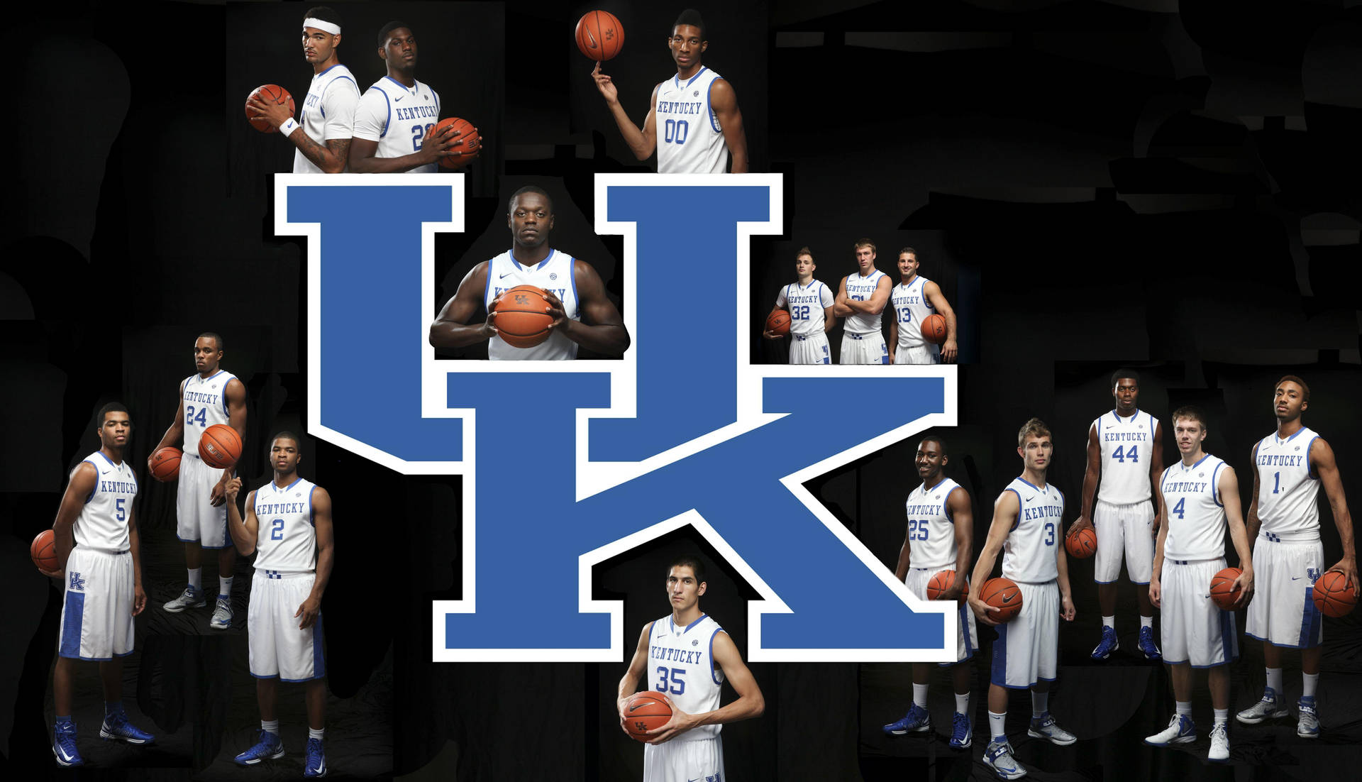 Universitätvon Kentucky Basketball Team Wallpaper