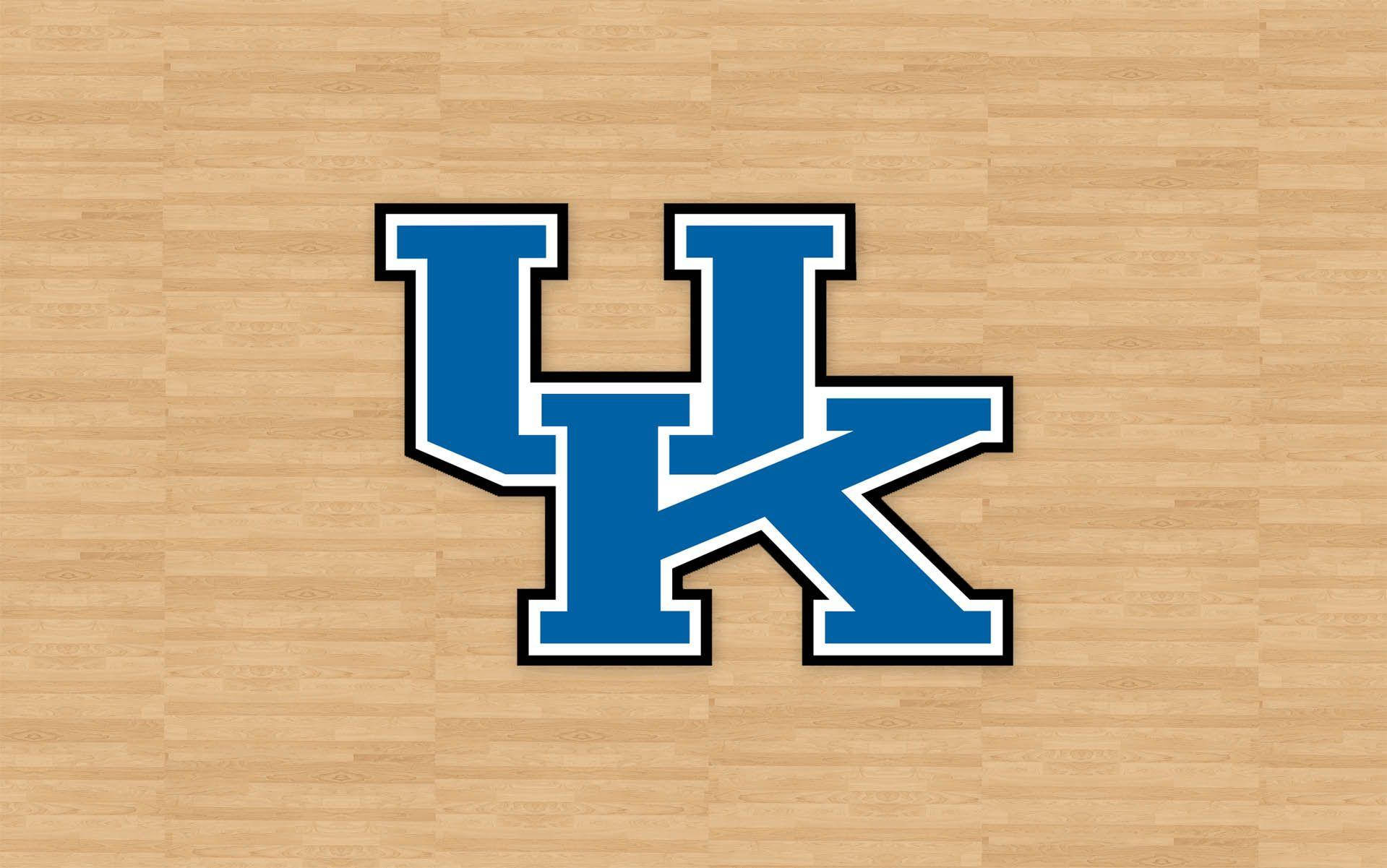 Logo fra University Of Kentucky på træ tapet. Wallpaper