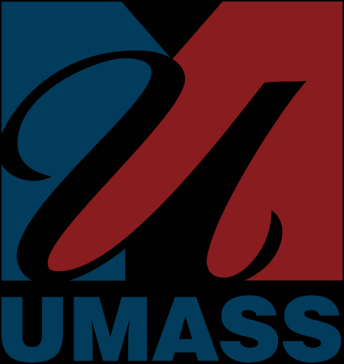 Logomoderno Dell'università Del Massachusetts Sfondo