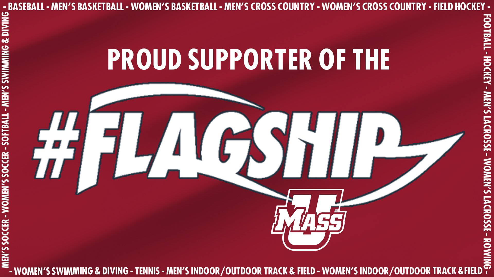 Universiteteti Massachusetts Sports Banner Wallpaper