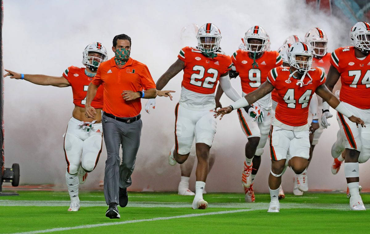University Of Miami Coach And Team Wallpaper