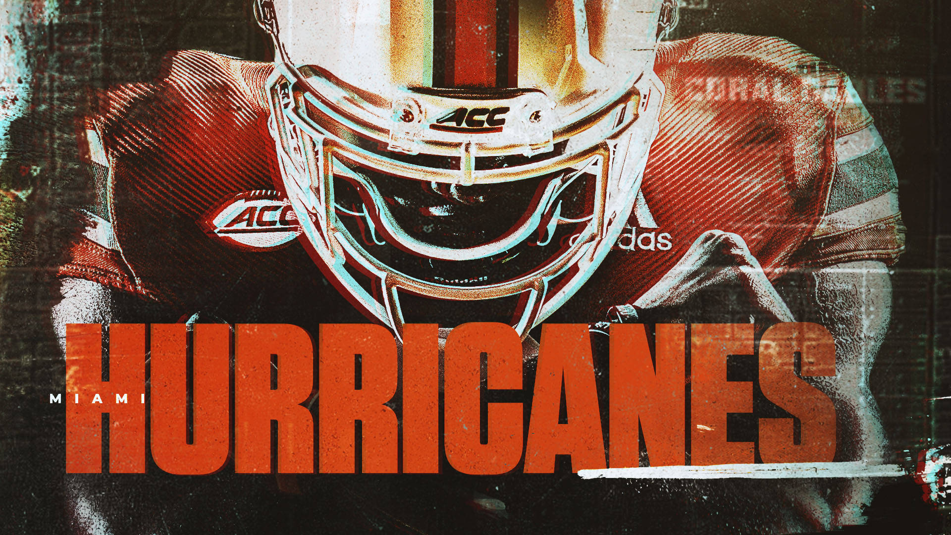 University Of Miami Hurricanes Player Poster Wallpaper