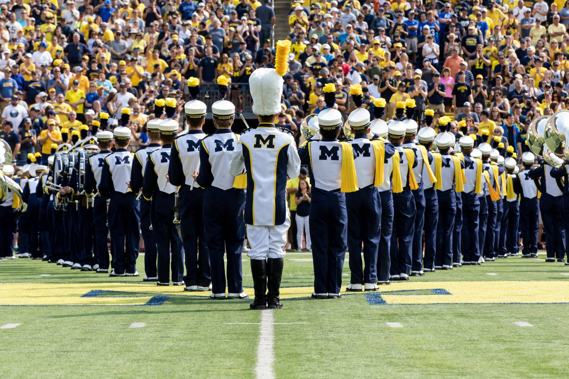 University Of Michigan-ann Arbor Marching Band Picture