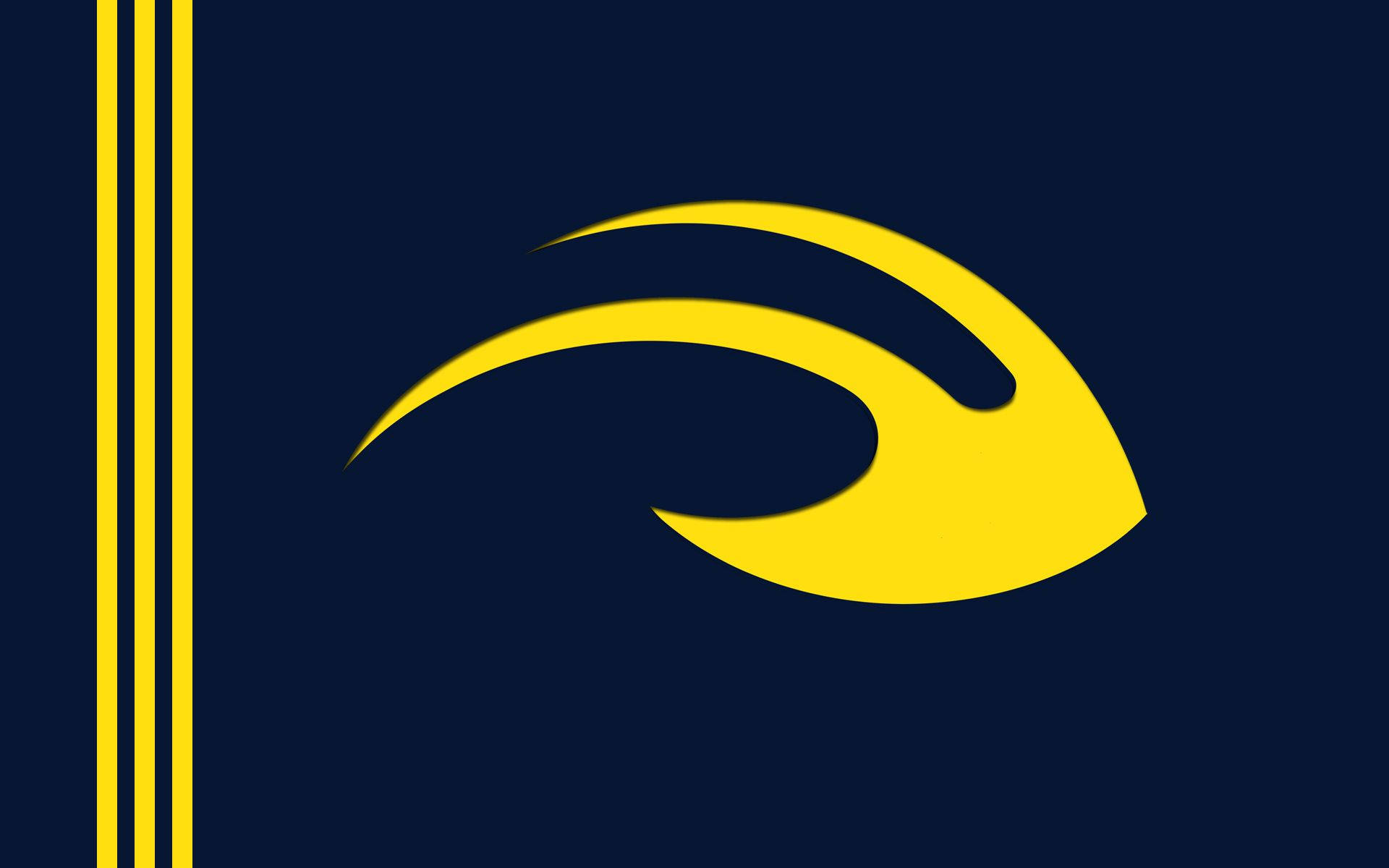 Logotipodos Wolverines Da Universidade De Michigan-ann Arbor. Papel de Parede