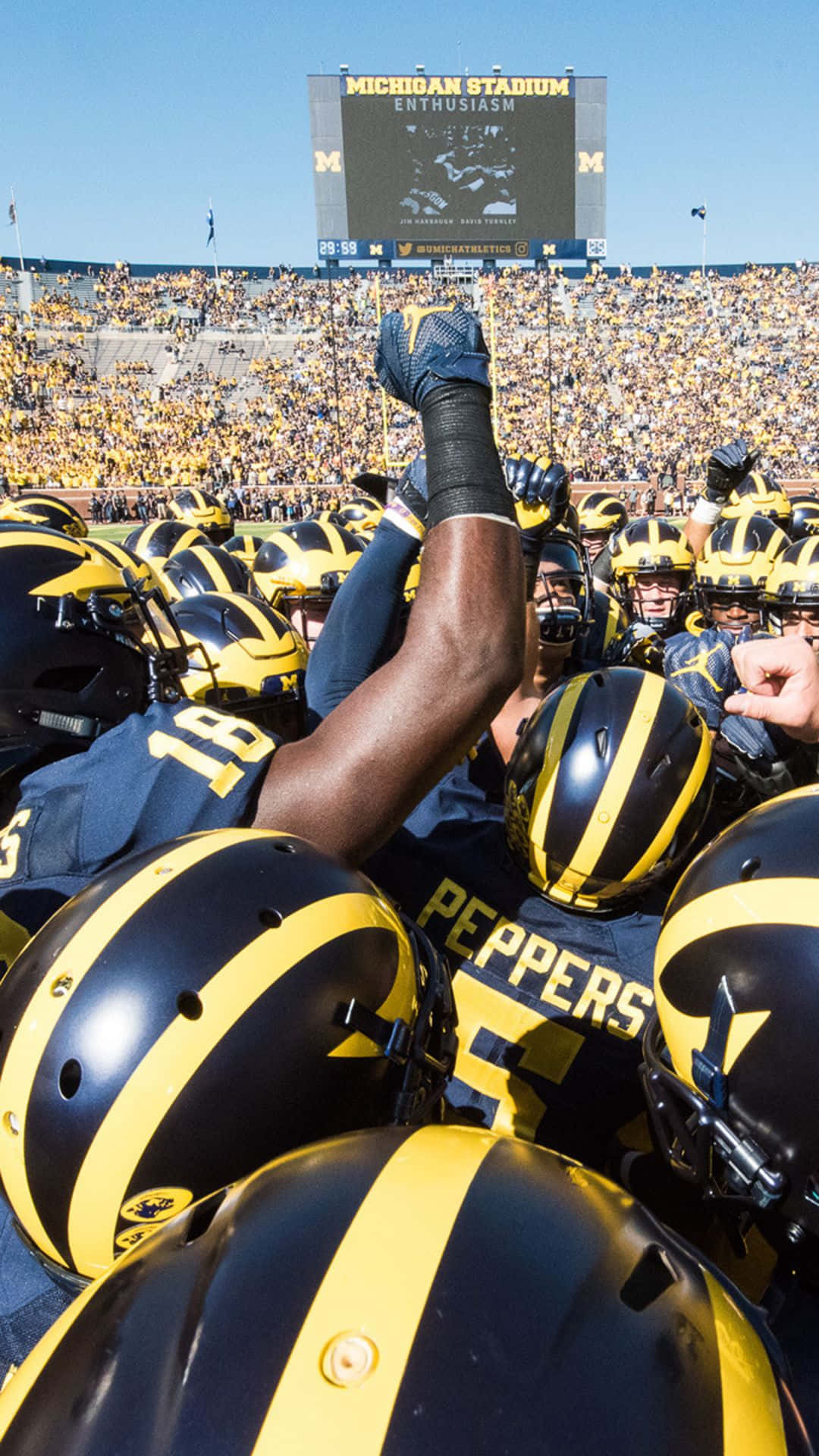 Embrace the Wolverine Spirit at University Of Michigan Wallpaper
