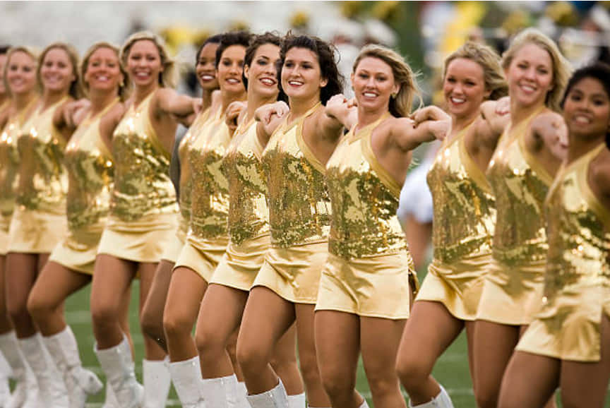 University Of Missouri Dancers Football Game Wallpaper