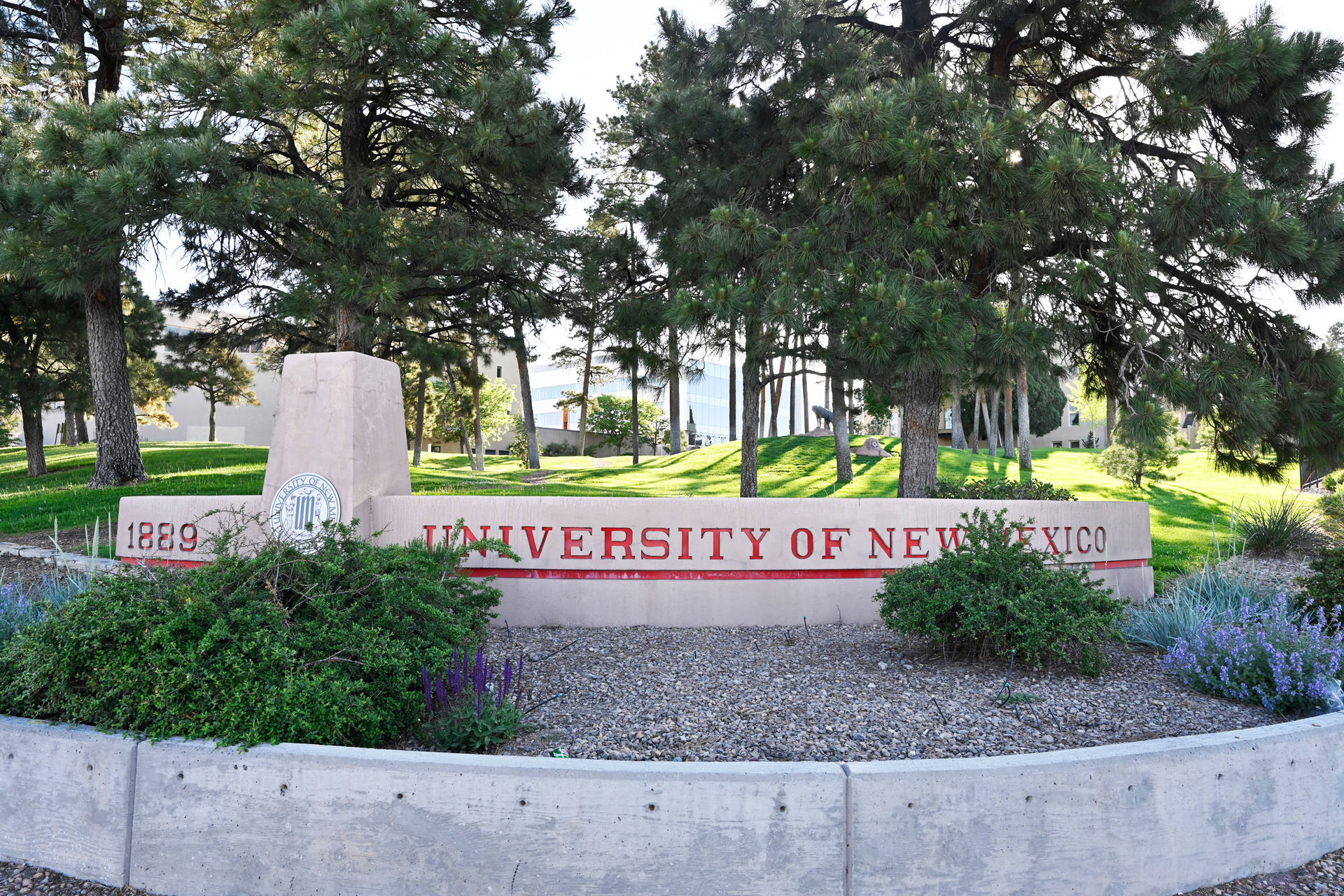 University Of New Mexico Entrance Wallpaper