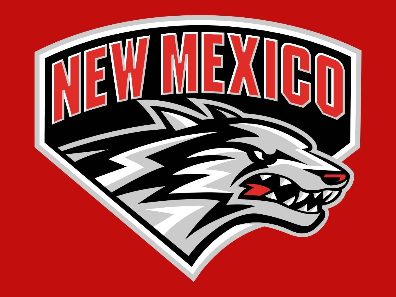 University Of New Mexico Sports Logo Wallpaper
