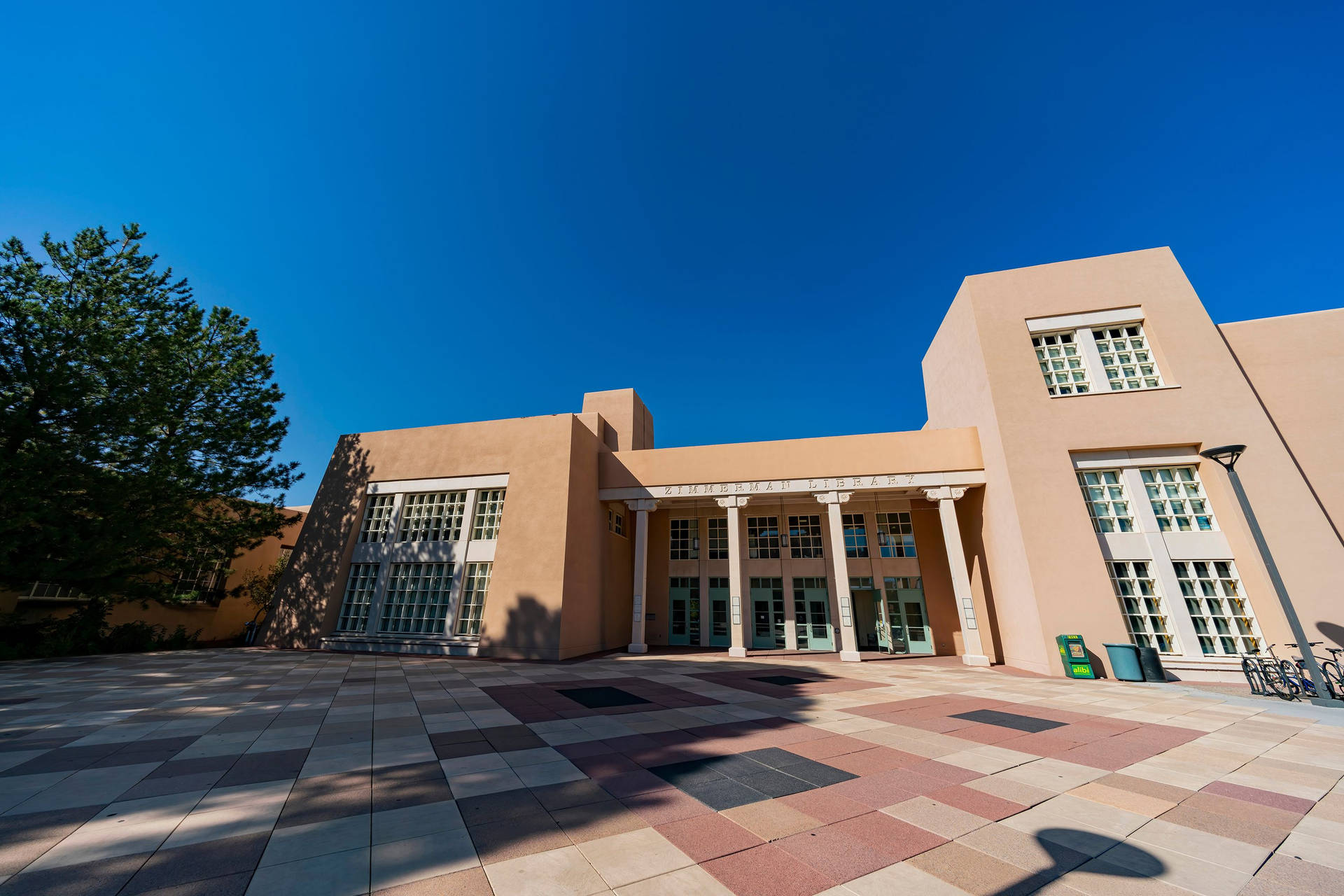 Zimmerman Library at the University Of New Mexico Wallpaper