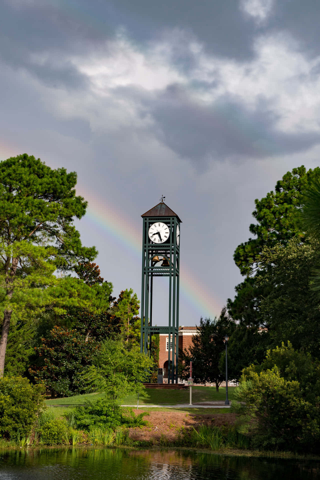 University Of North Carolina Wilmington Clock Tower Wallpaper