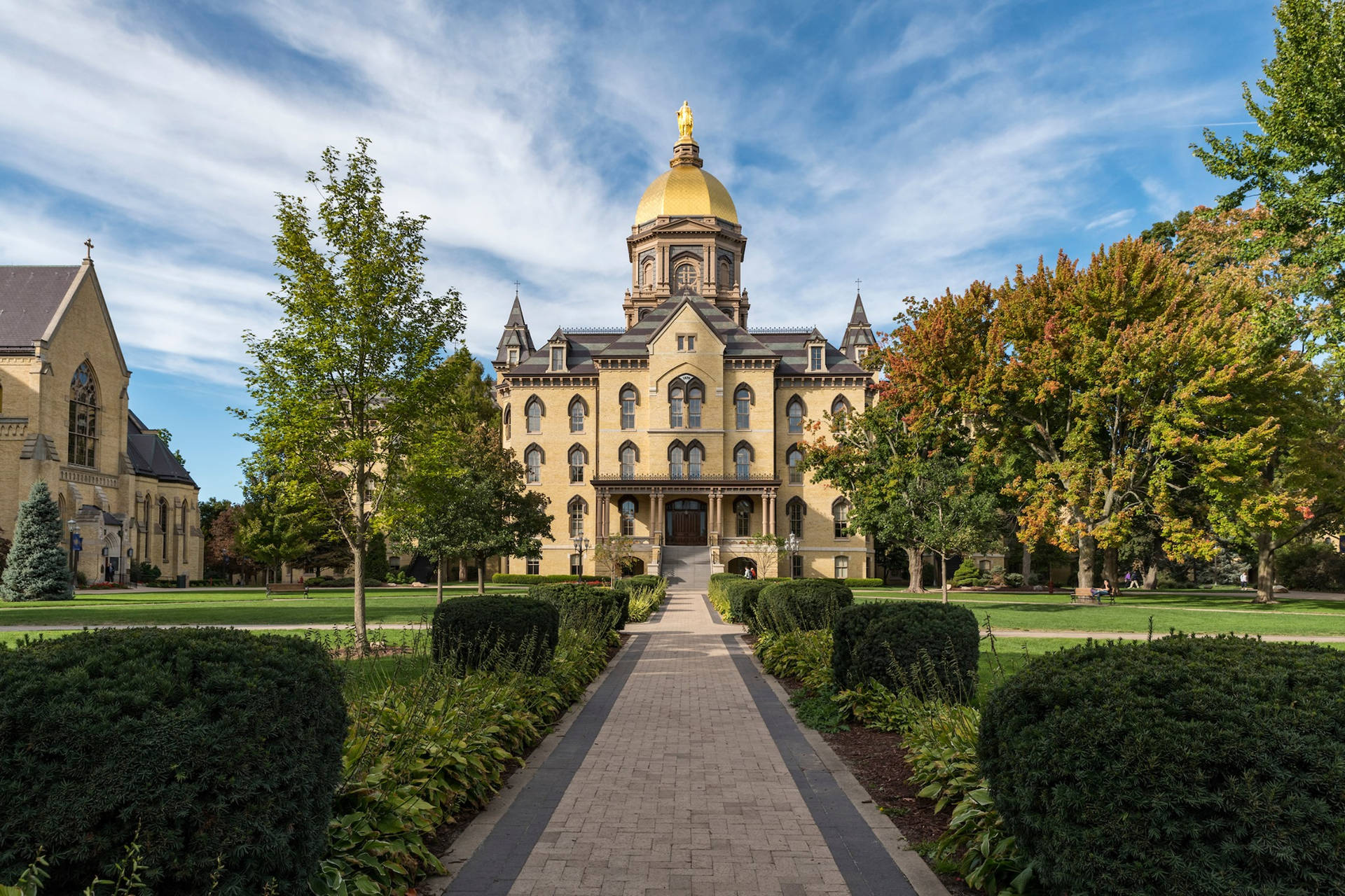 Universitàdi Notre Dame: Un Luogo Storico Sfondo