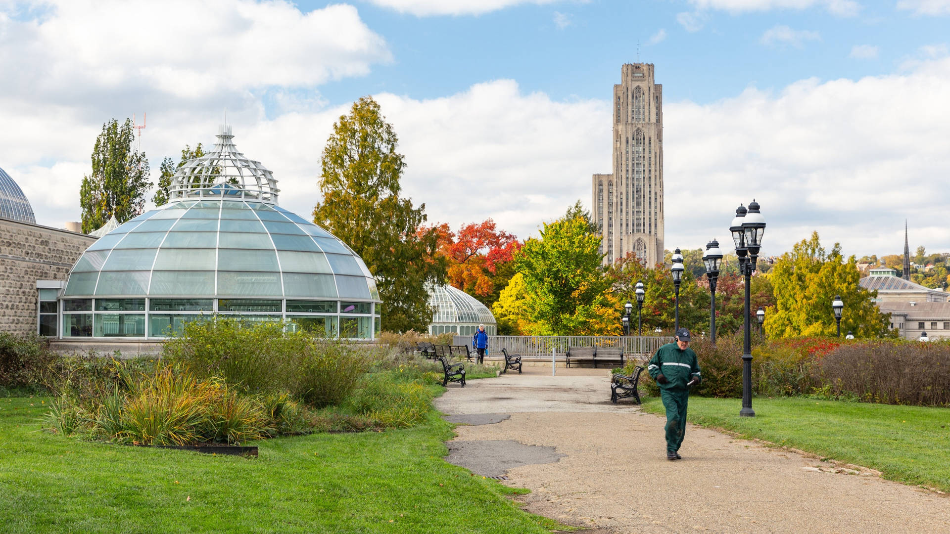 University Of Pittsburgh And Phipps Conservatory Wallpaper