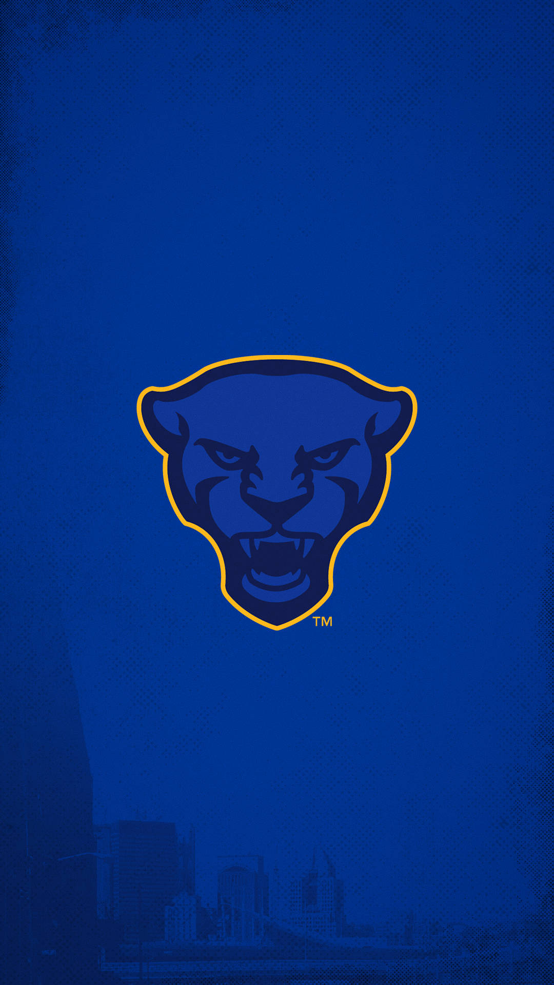 University Of Pittsburgh Blue Panther Phone Wallpaper
