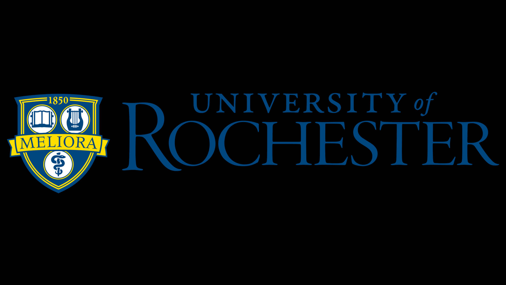 Logotipocolorido Da Universidade De Rochester. Papel de Parede