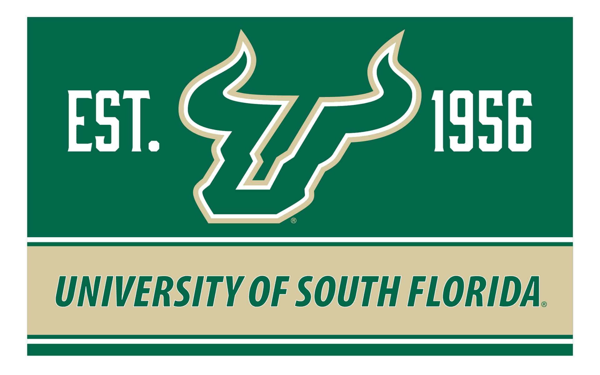 Majestic view of the University of South Florida established in 1956. Wallpaper