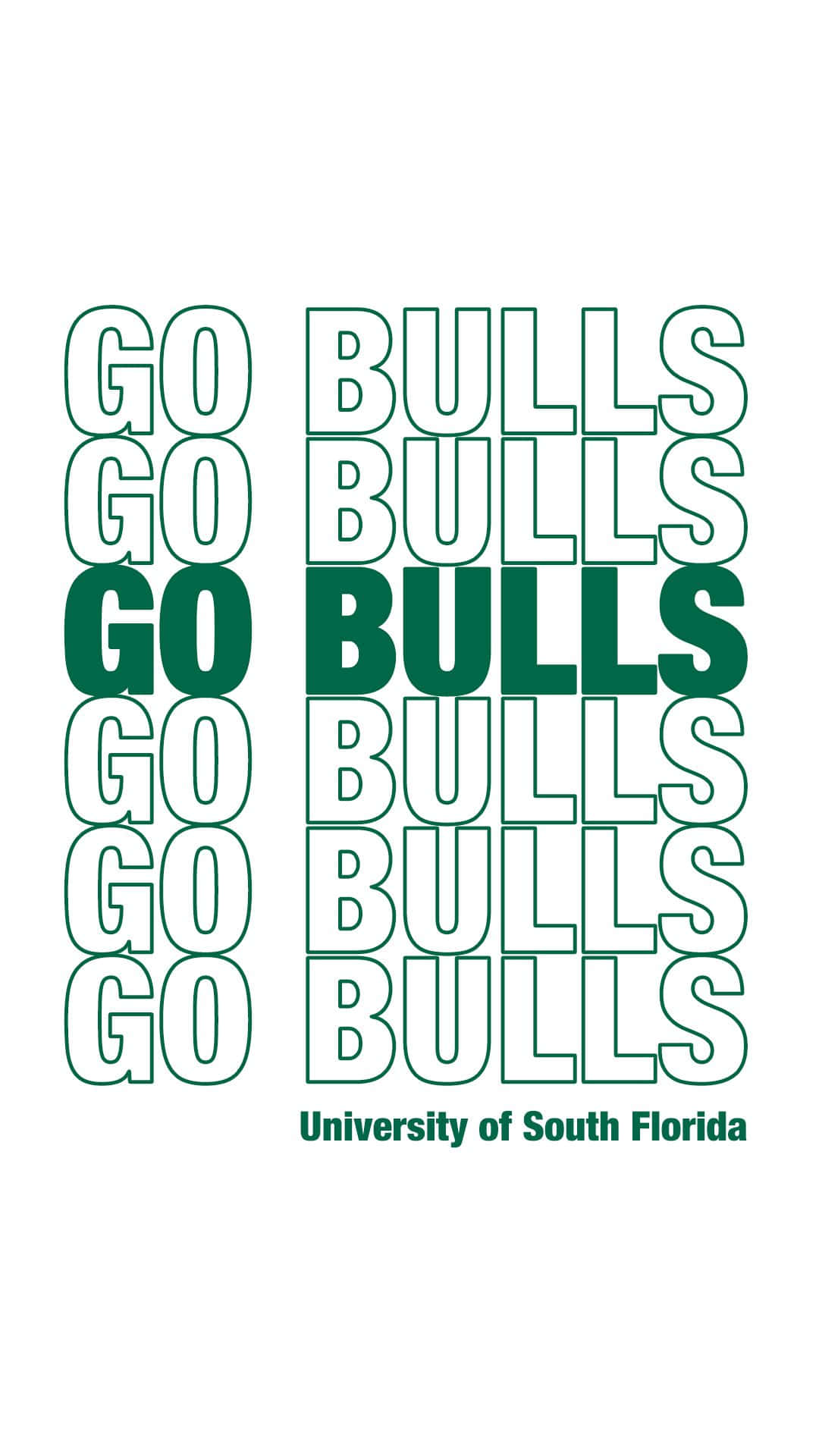 Universitätvon Südflorida, Los Geht's, Bulls! Wallpaper