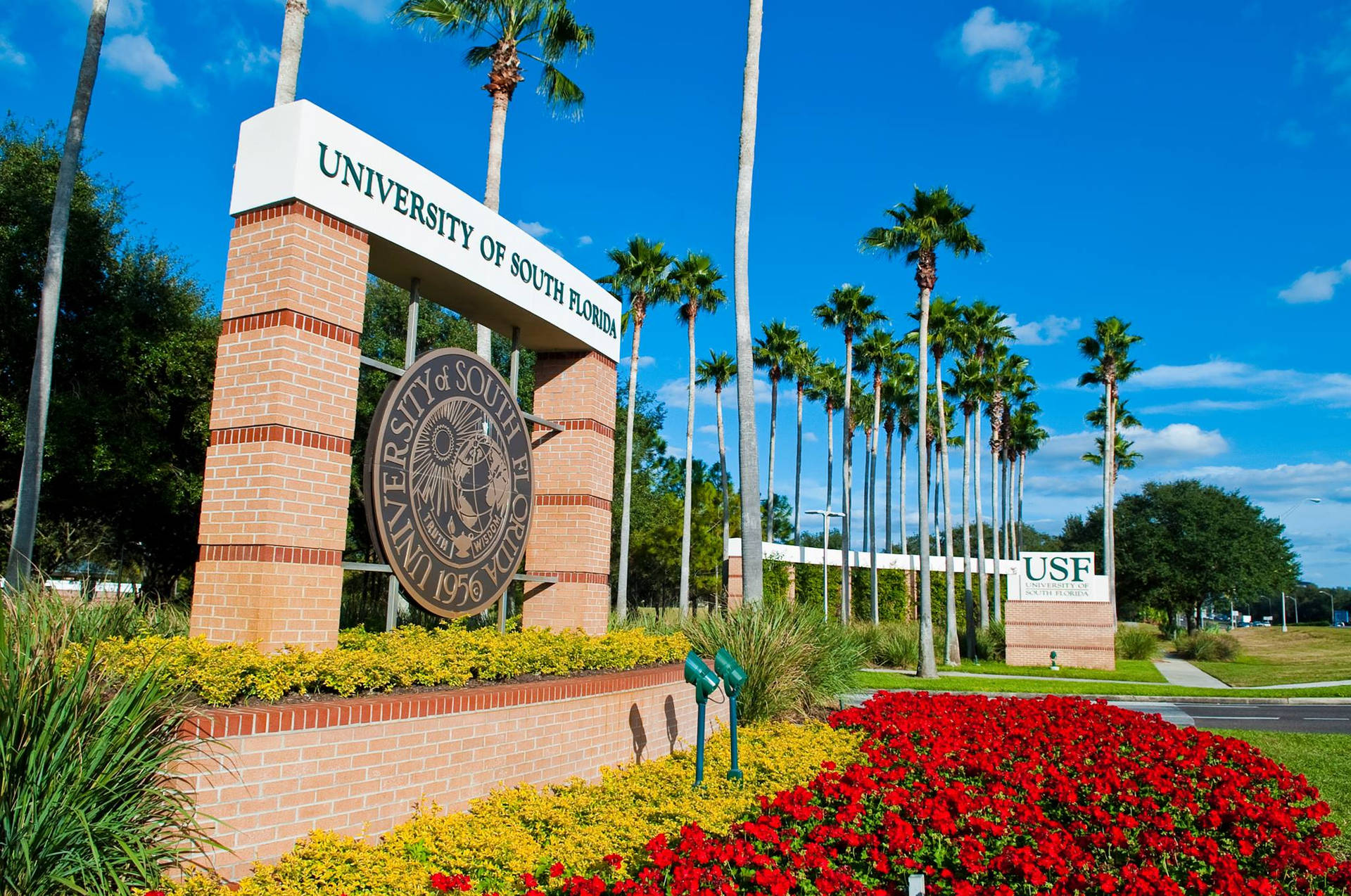 University Of South Florida Main Entrance Wallpaper