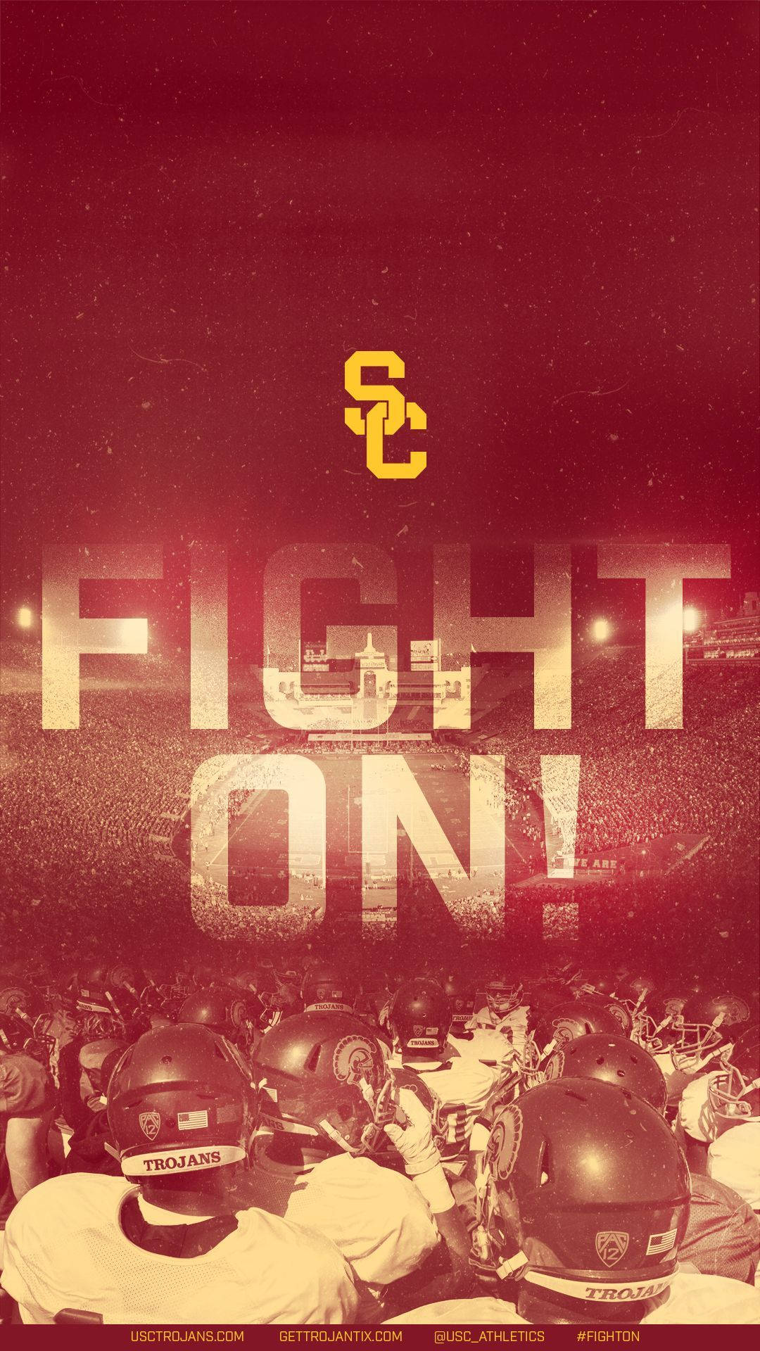 University Of Southern California Fight On Phone Wallpaper