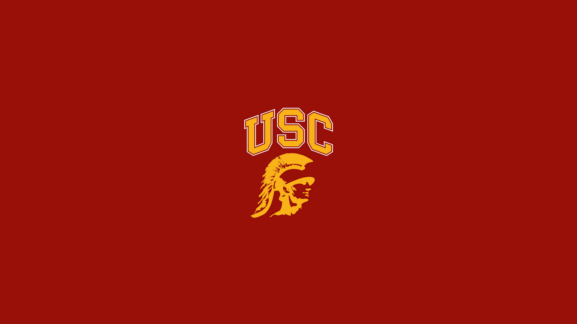 Emblemadegli Usc Trojans - Università Della California Del Sud Sfondo