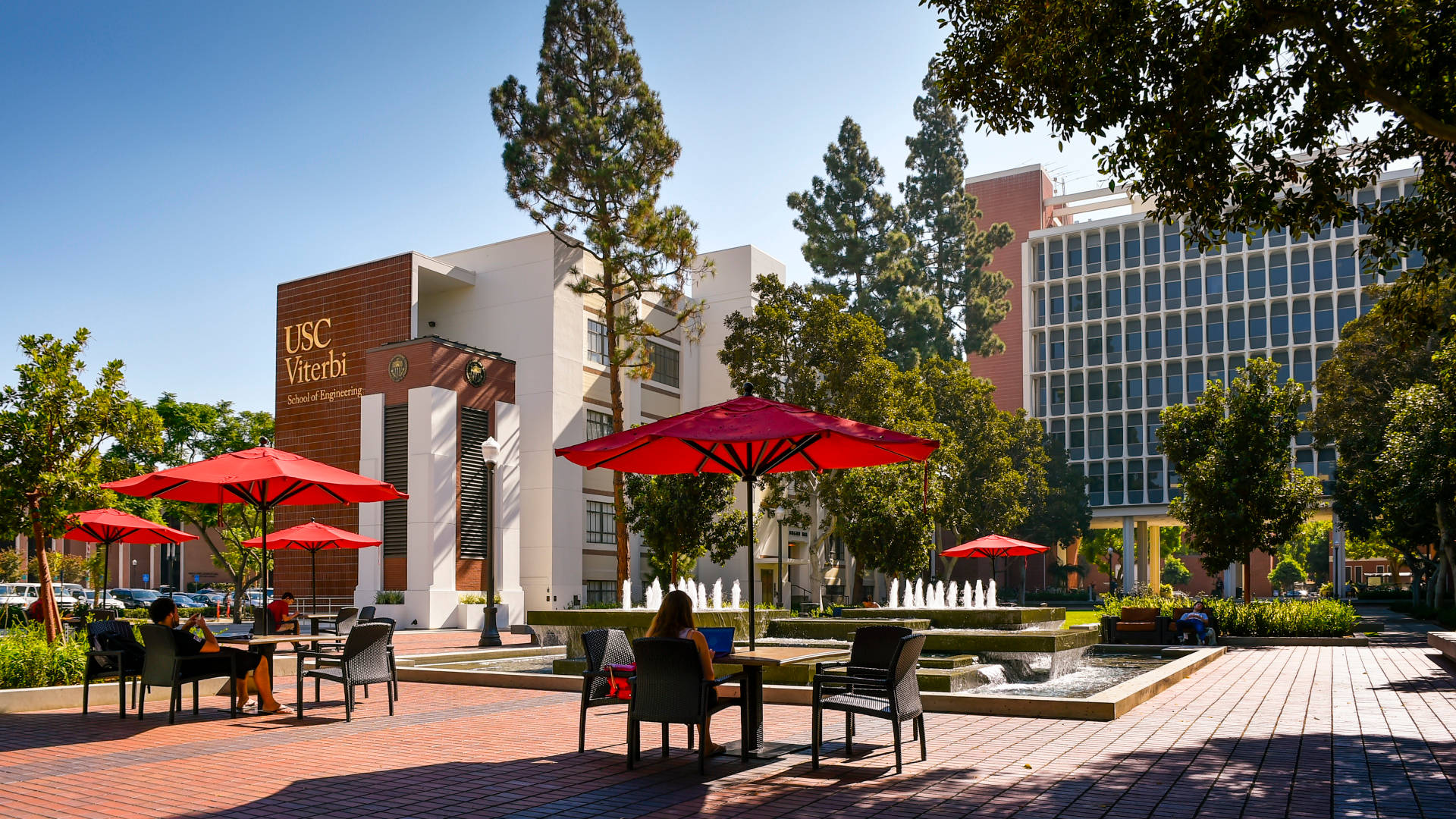 Edificioviterbi De La Universidad De Southern California Fondo de pantalla