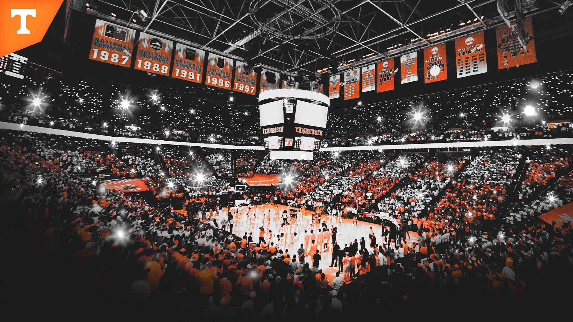 University Of Tennessee Basketball Game Wallpaper
